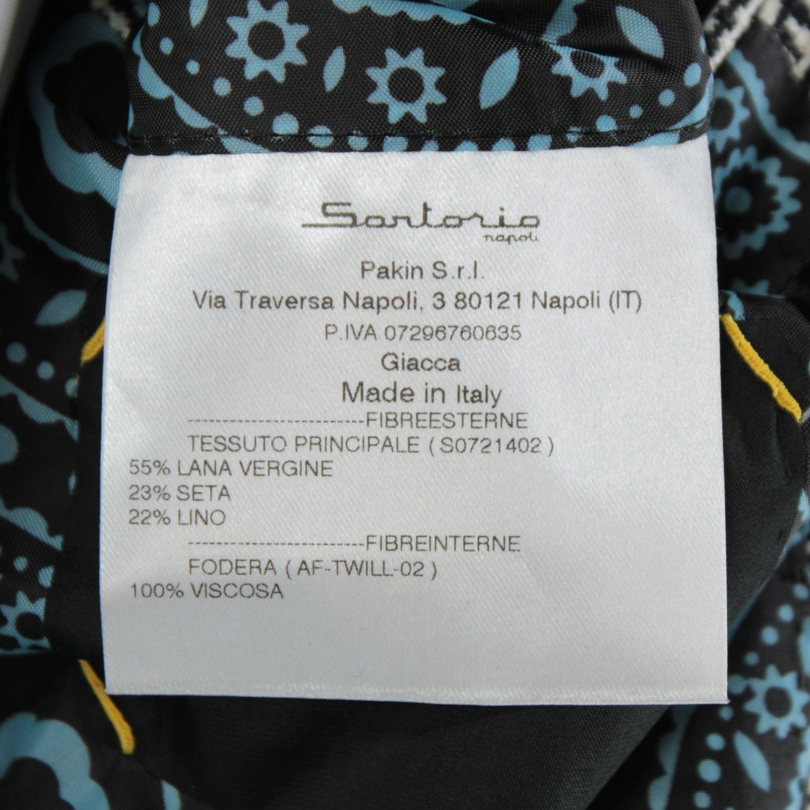 SARTORIO Sartorio Sport Coat Size 40 Regular US in Black Size 40R - 8 Thumbnail