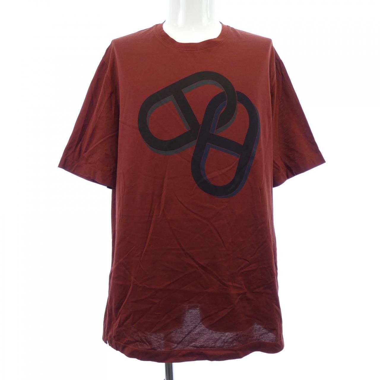 Hermes Hermes Hermes Chaine d’Ancre Cotton T Shirt Textile T-Shirts DUTY FREE for USA Size ONE SIZE - 1 Thumbnail