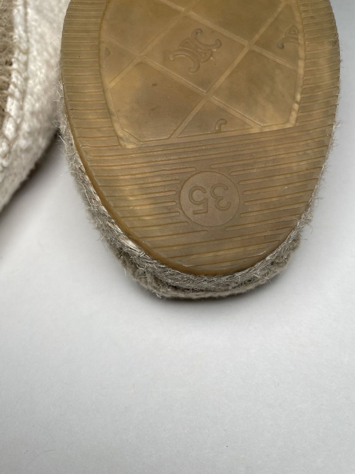 Celine Celine Leather Triomphe Les Espadrilles Size US 5 / IT 35 - 8 Thumbnail