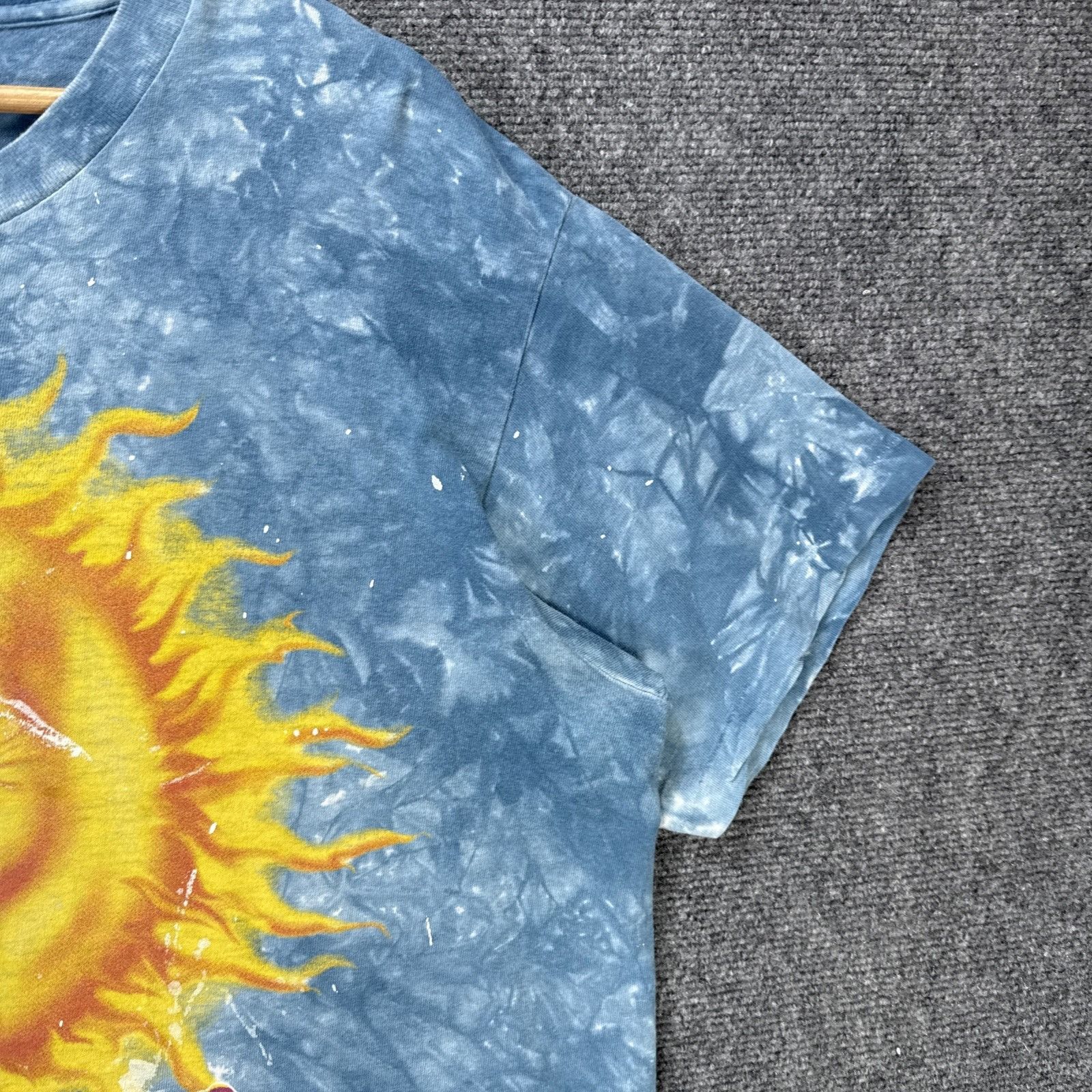 Grateful Dead Vintage Grateful Dead Shirt Mens Large Blue 90s Tie Dye Sun Size US L / EU 52-54 / 3 - 5 Thumbnail