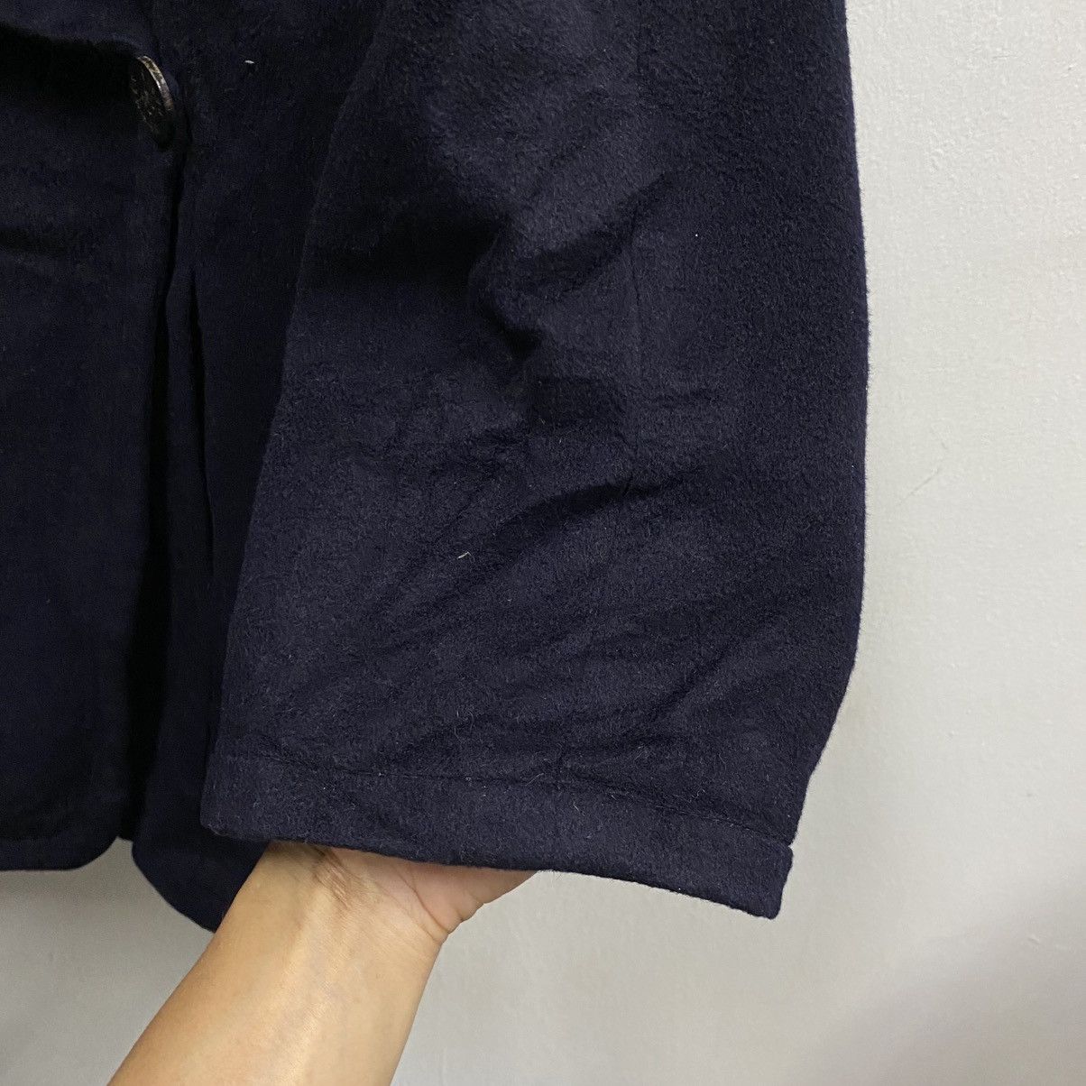 Hermes VINTAGE ARCHIVE‼️Hermes Wool Shawl Collar Coat Size US L / EU 52-54 / 3 - 7 Thumbnail