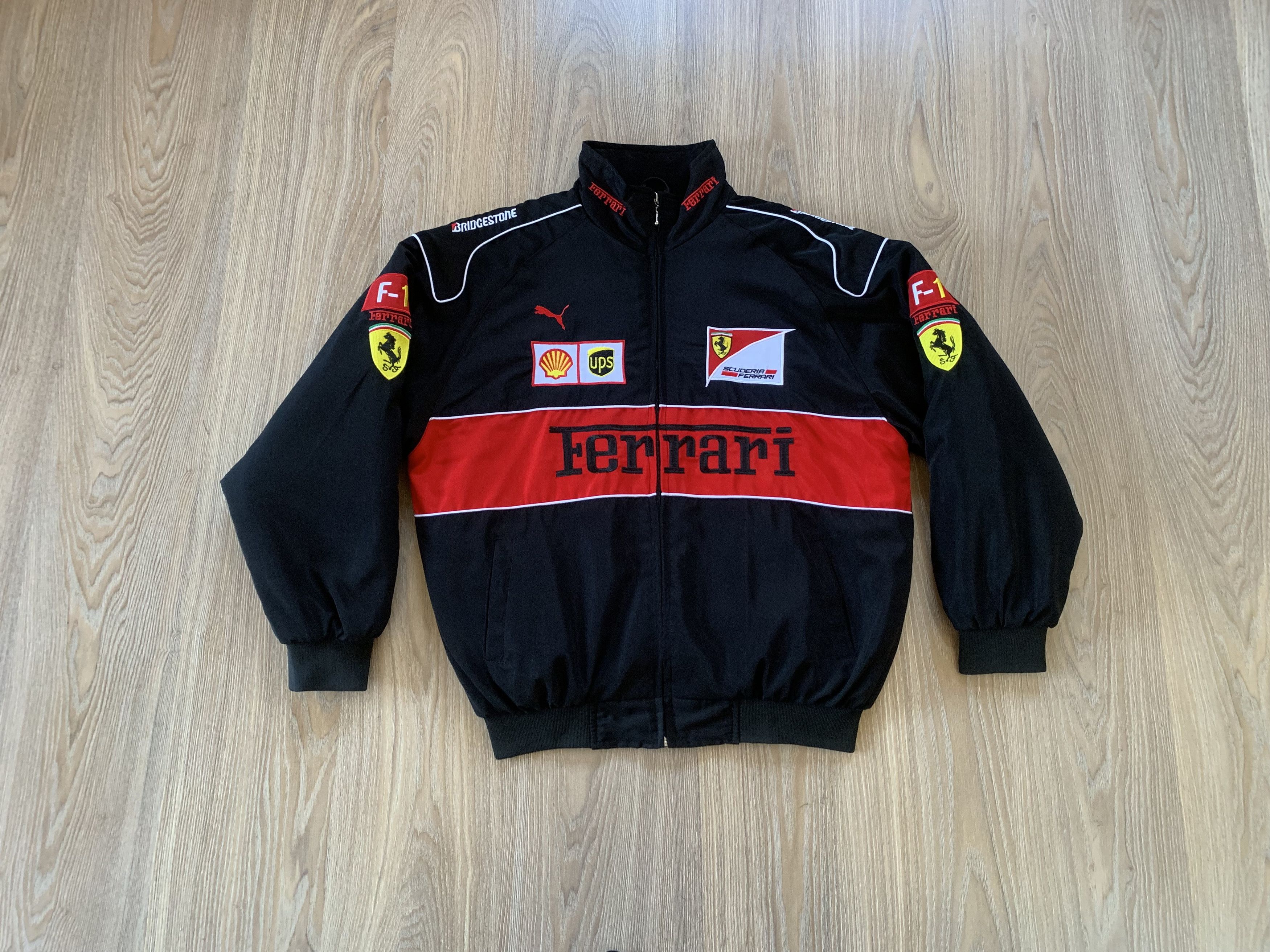 Ferrari Ferrari Scuderia F1 Vintage Racing Jacket Black Edition Size US XL / EU 56 / 4 - 14 Thumbnail