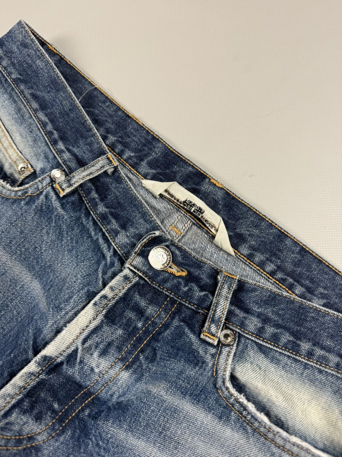 Designer × Golden Goose GGDB Golde Goose Deluxe Brand Men’s Distressed Denim Shorts Size US 30 / EU 46 - 9 Thumbnail