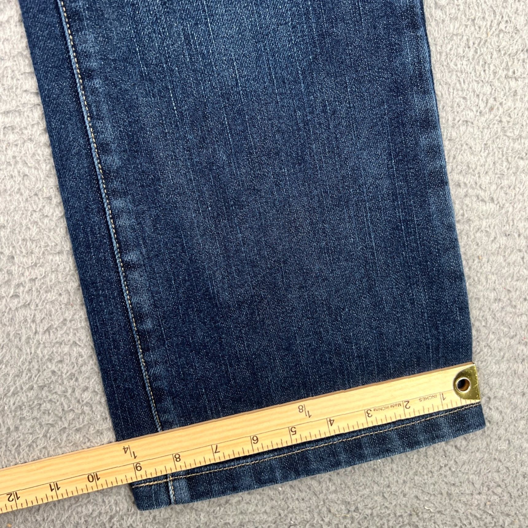 Tommy Hilfiger VINTAGE Tommy Hilfiger Jeans Women Bootcut 31x29 Blue Denim Low Rise 5-Pocket 90s Y2K Mens Womens Girls Size 24" / US 00 / IT 34 - 2 Thumbnail