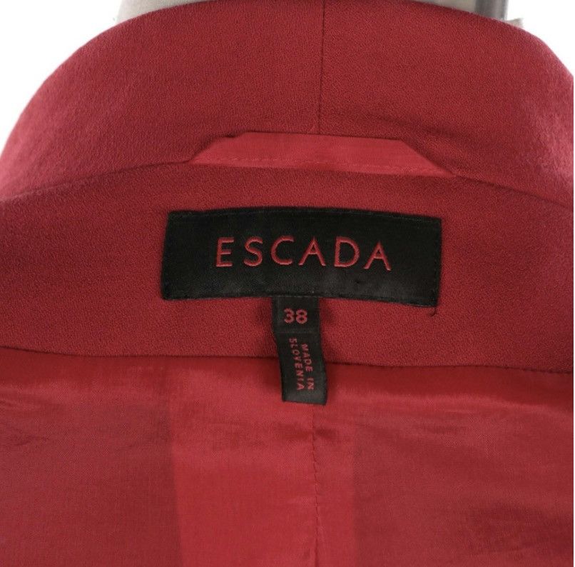 Escada VTG Escada Two-Piece Red Wool Dress & Jacket Set – Size 38 Size XS / US 0-2 / IT 36-38 - 5 Thumbnail