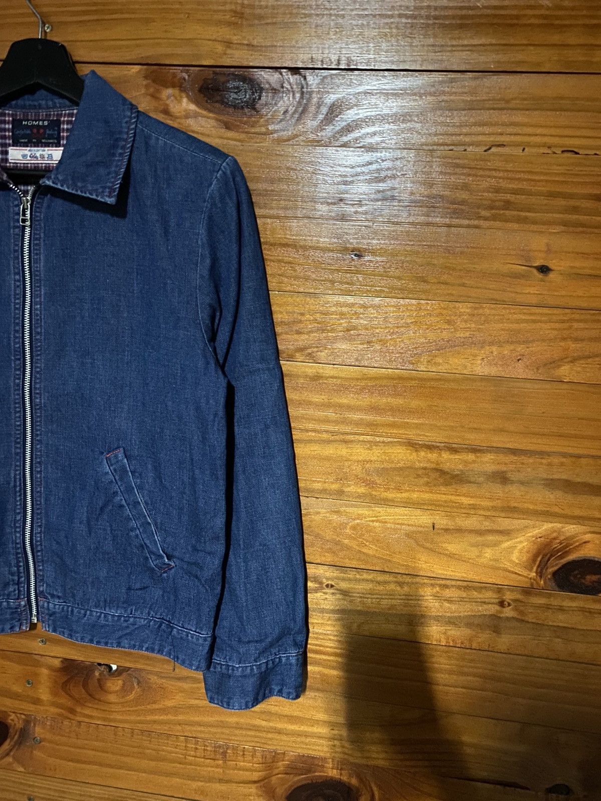 Japanese Brand HOMES’ Japanese Denim Zip Jacket | Indigo Workwear Style Size US S / EU 44-46 / 1 - 7 Thumbnail