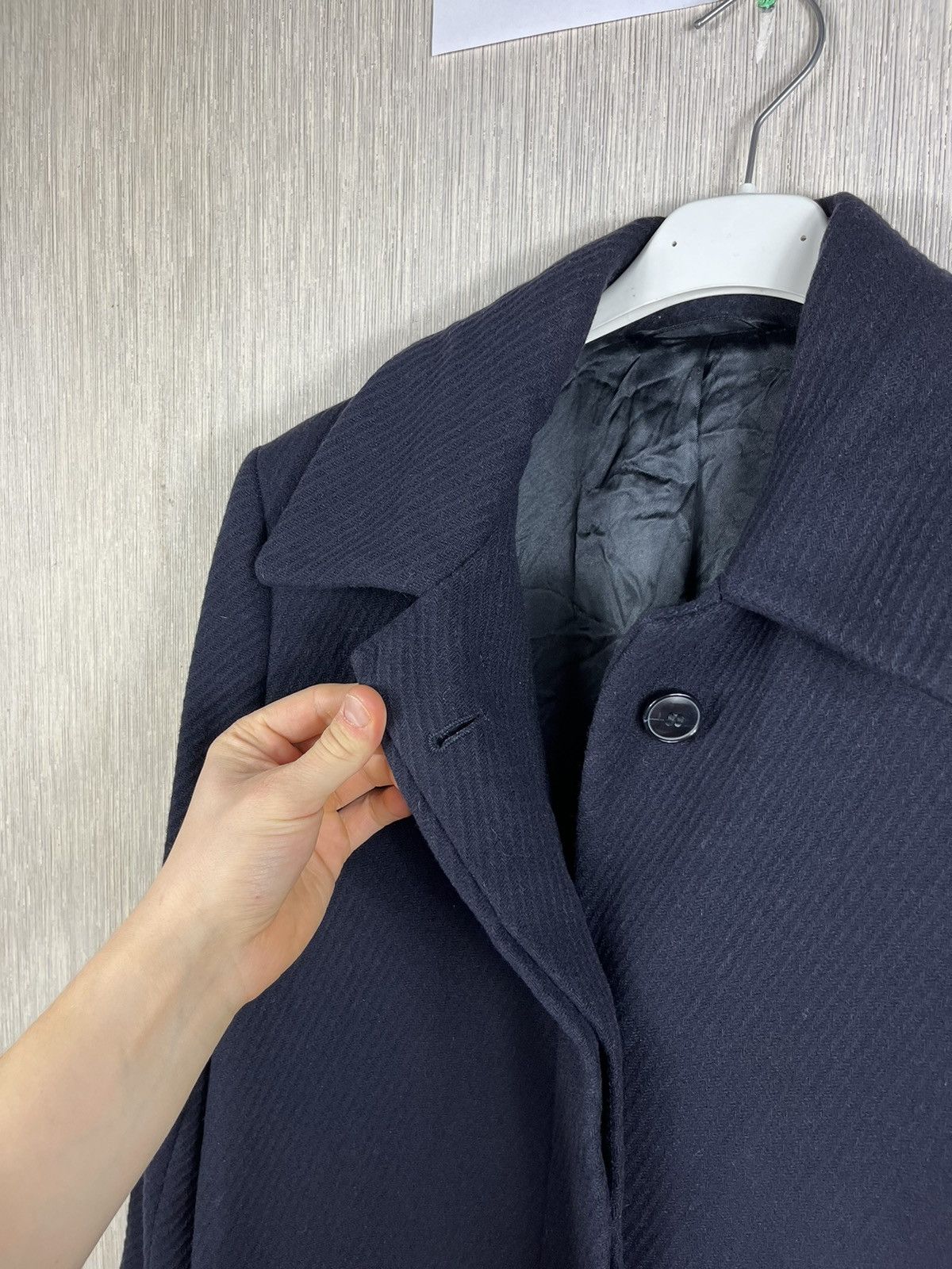 Designer × Filippa K Filippa K AW16 Iza wool belt coat navy designer Size M / US 6-8 / IT 42-44 - 19 Thumbnail