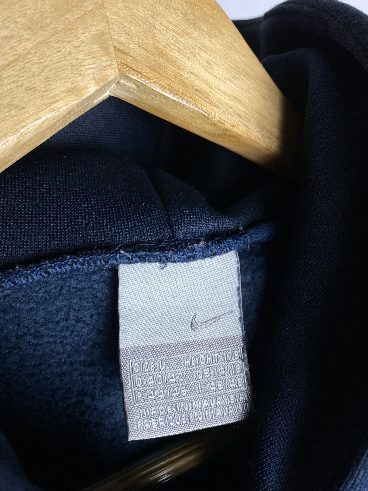 Nike × Vintage Vintage 00s NIKE Big Logo JUST DO IT Hoodie Y2K Size L / US 10 / IT 46 - 4 Thumbnail