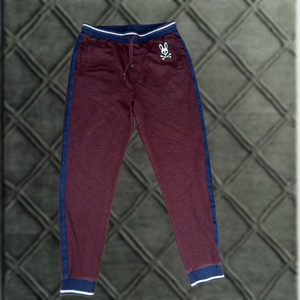Psycho Bunny Psycho Bunny Men's Maroon Track Pants Joggers XL Red Activewear Jogger Regular Size US 36 / EU 52 - 1 Thumbnail