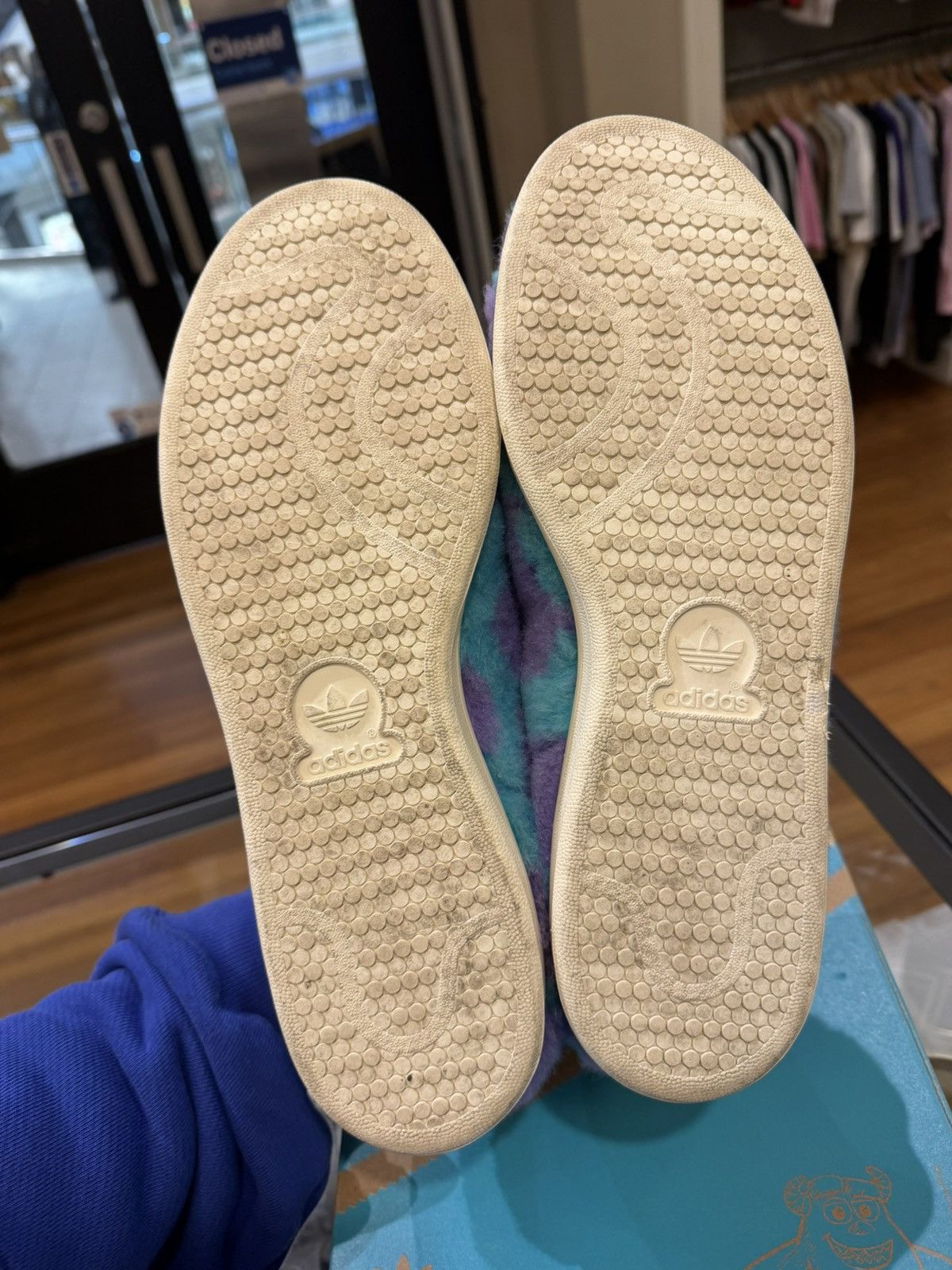 Adidas Adidas Stan Smith Mike & Sulley Monsters Inc Size US 11.5 / EU 44-45 - 5 Thumbnail