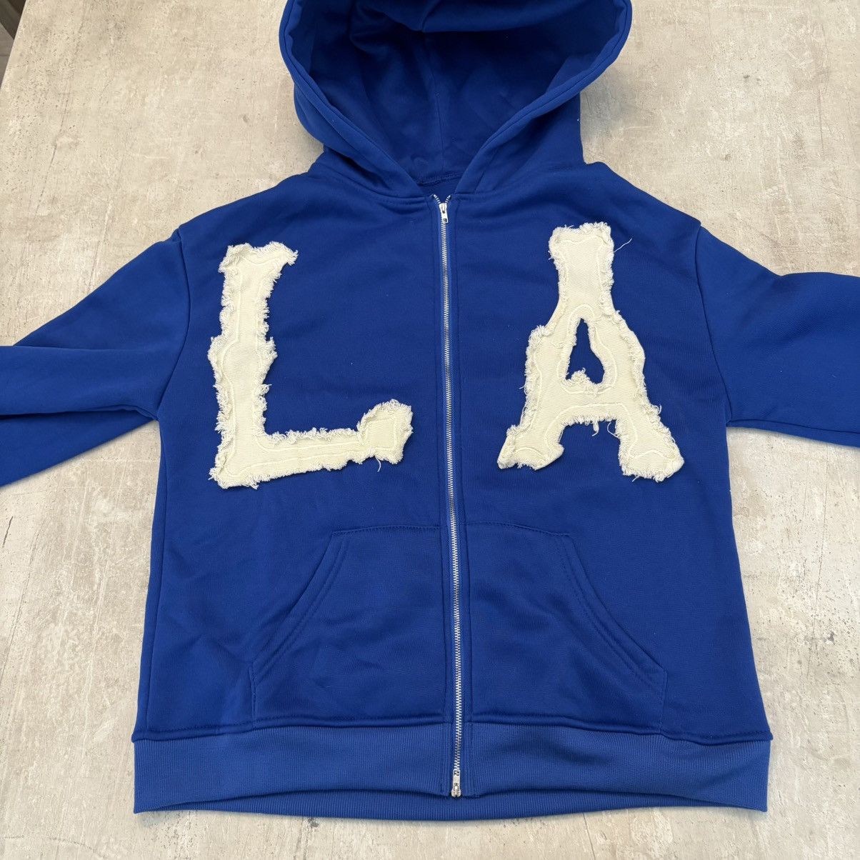 Designer Blue LA Hoodie Size US M / EU 48-50 / 2 - 2 Thumbnail