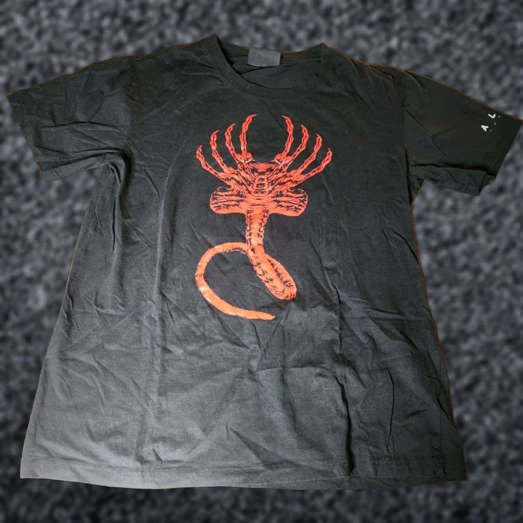 Vintage Mens XL Black Alien Covenant Facehugger Limited A-Box Promo T Shirt Science Fiction Film Size US XL / EU 56 / 4 - 1 Thumbnail