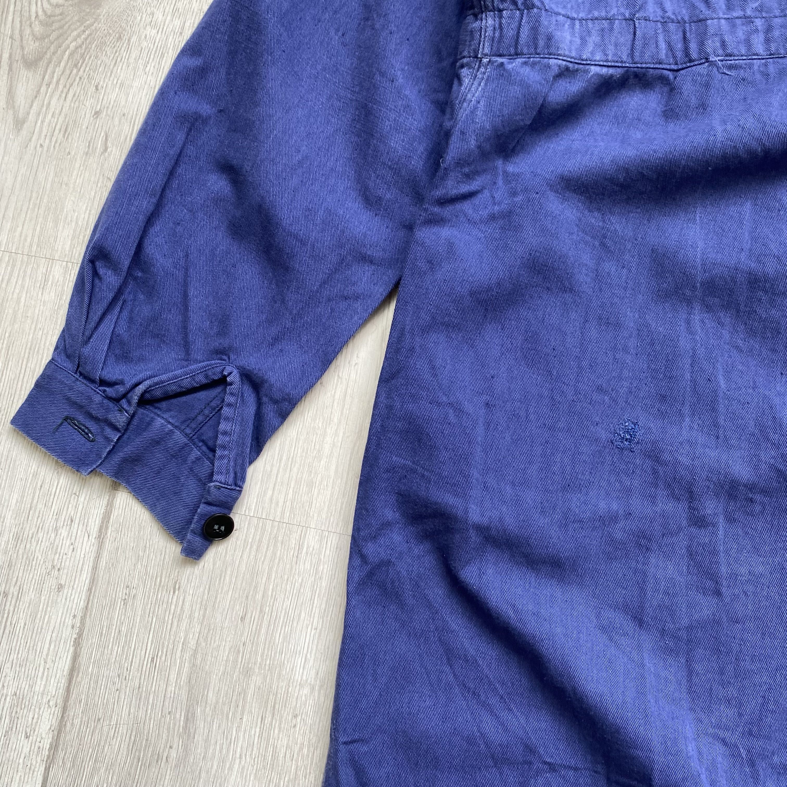 Le Laboureur ⚙️ Vintage 80s Sanfor Faded French Coverall Jumpsuit Vetra Size US 32 / EU 48 - 17 Thumbnail