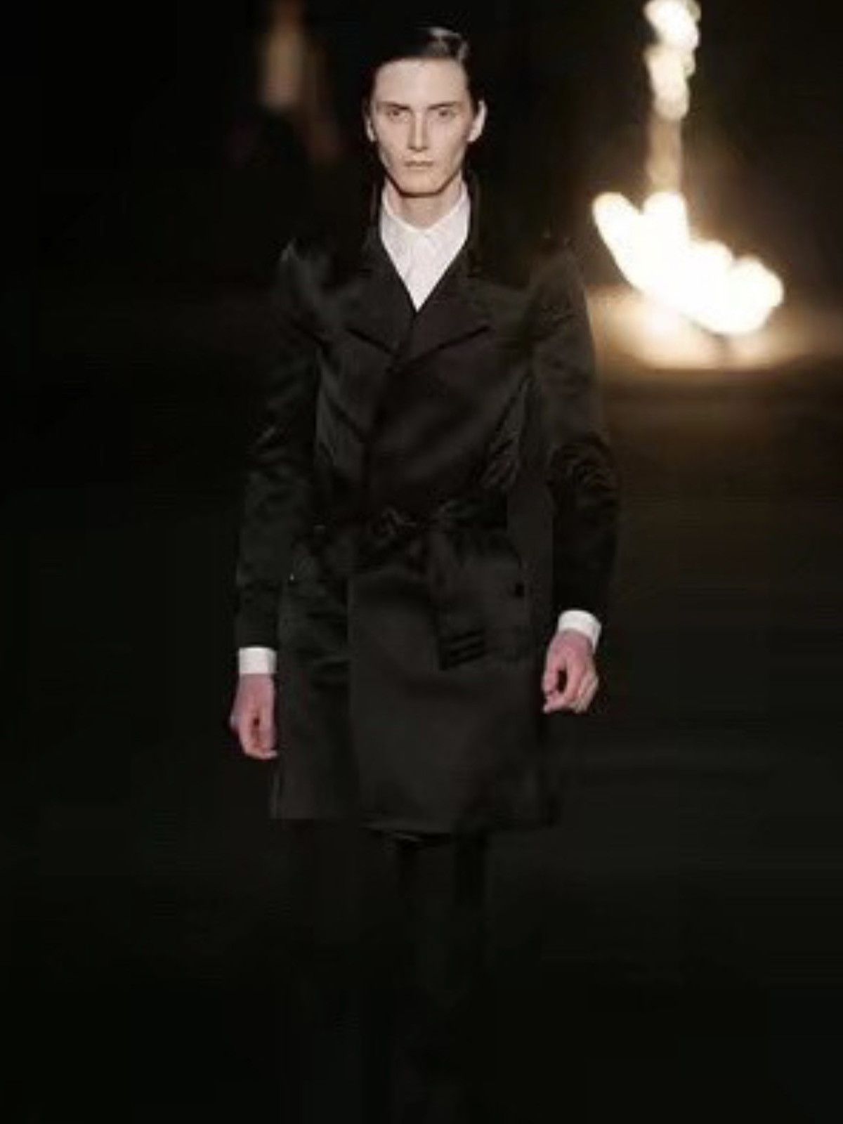 Dior Dior Homme Hedi Slimane Runway 06aw 06fw Trench Coat Cotton Size US M / EU 48-50 / 2 - 1 Thumbnail