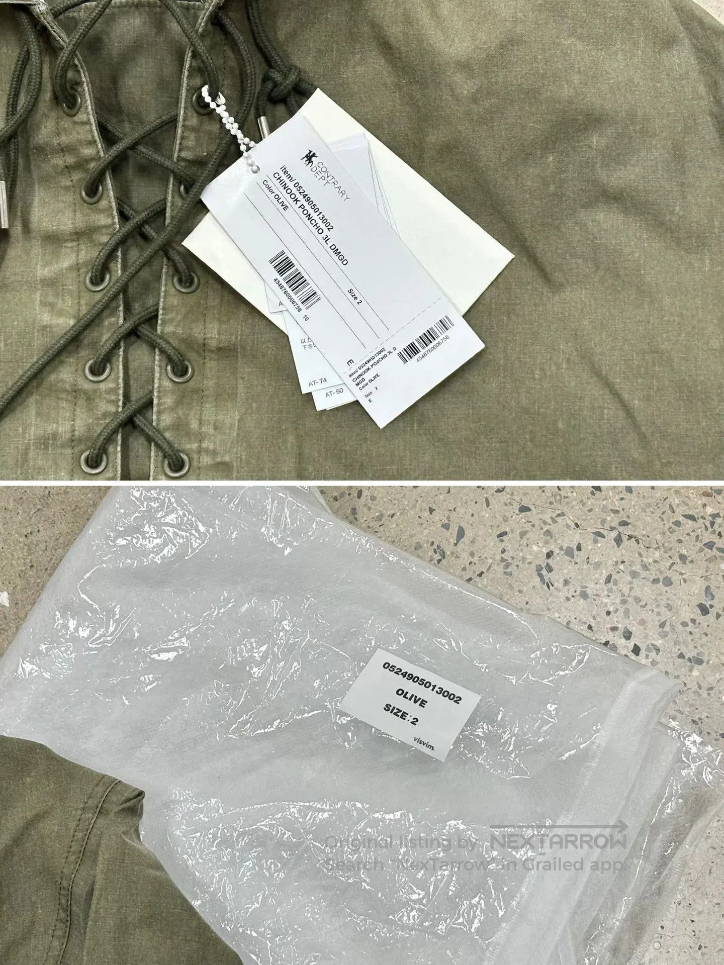 Visvim visvim chinook poncho military style jacket. Size US XXL / EU 58 / 5 - 5 Thumbnail