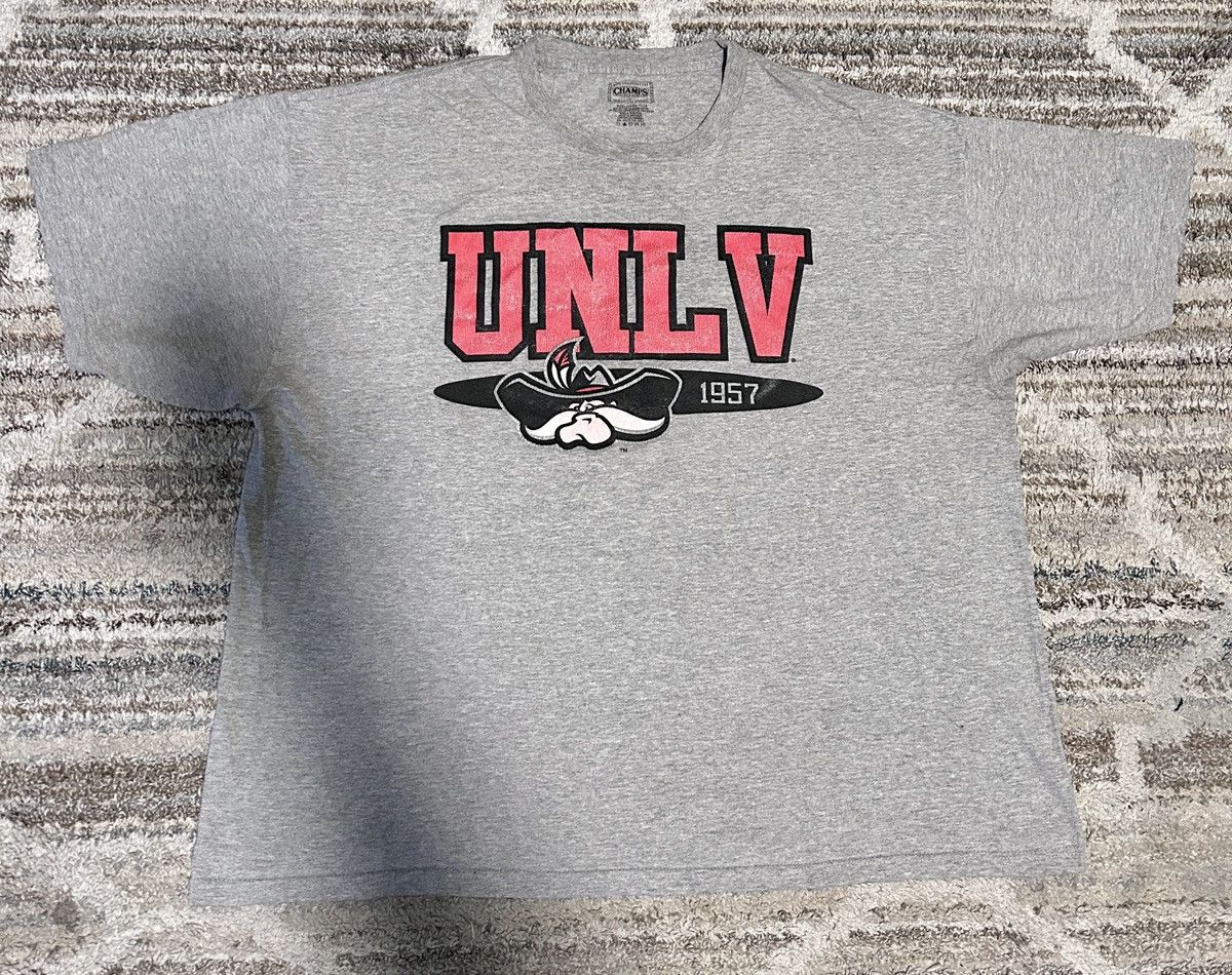 Champs Sport UNLV Rebels Logo Gray T-Shirt Size US XXL / EU 58 / 5 - 2 Thumbnail