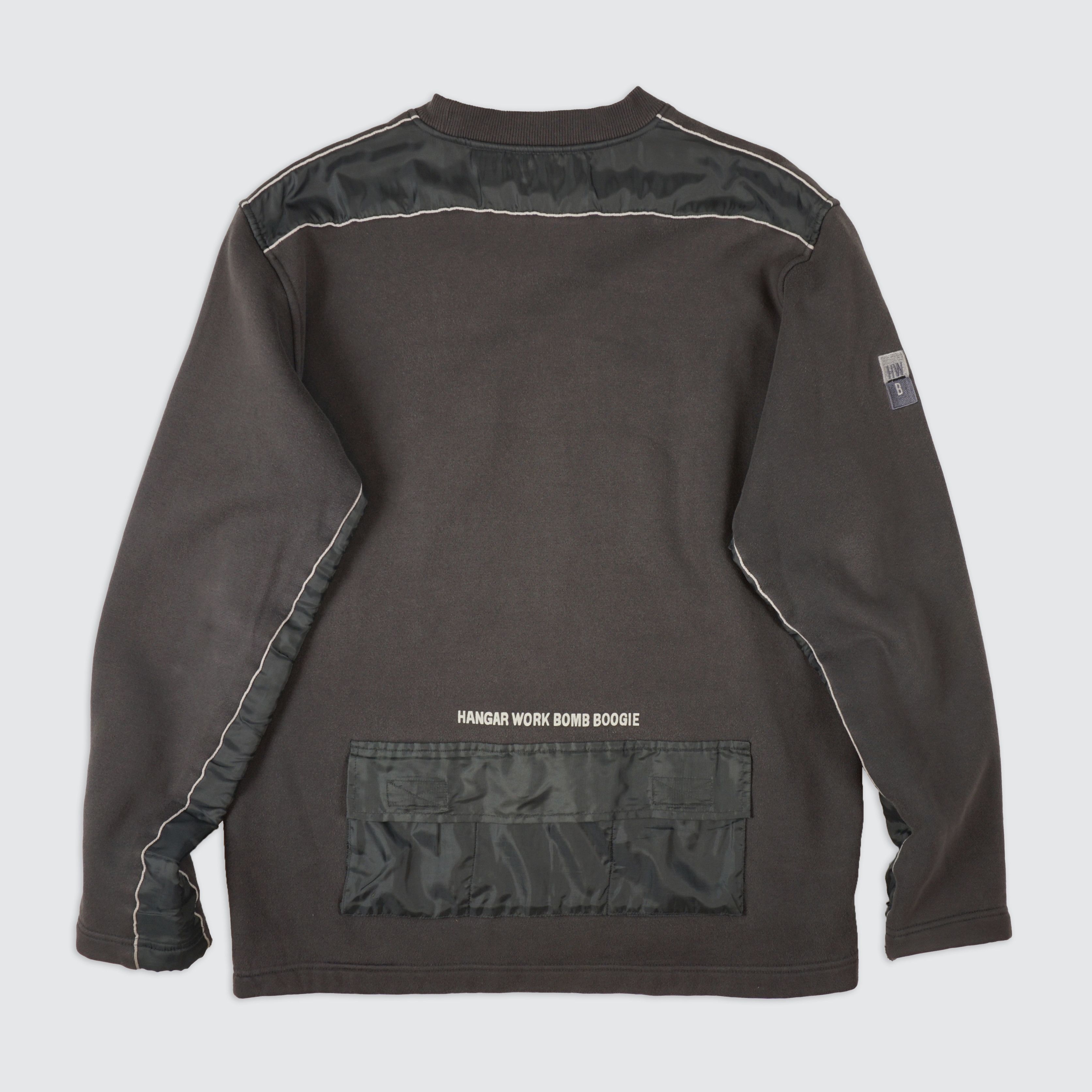 Other Hangar Work Bomb Boogie Panelled Crewneck Sweatshirt Size US S / EU 44-46 / 1 - 2 Thumbnail