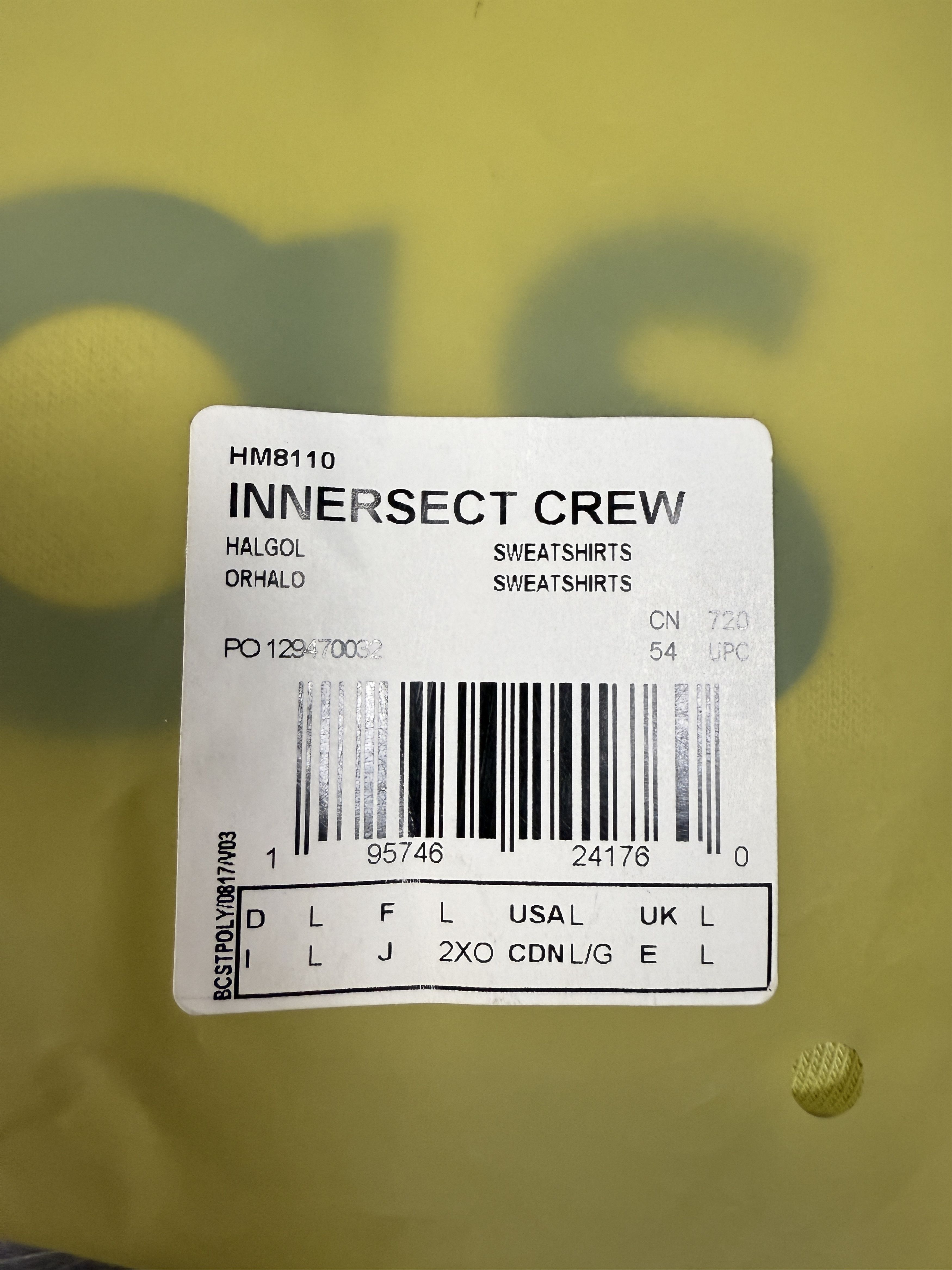 Adidas × Fear of God Limited Edn Adidas x Fear of God Innersect Crewneck Size US L / EU 52-54 / 3 - 5 Thumbnail