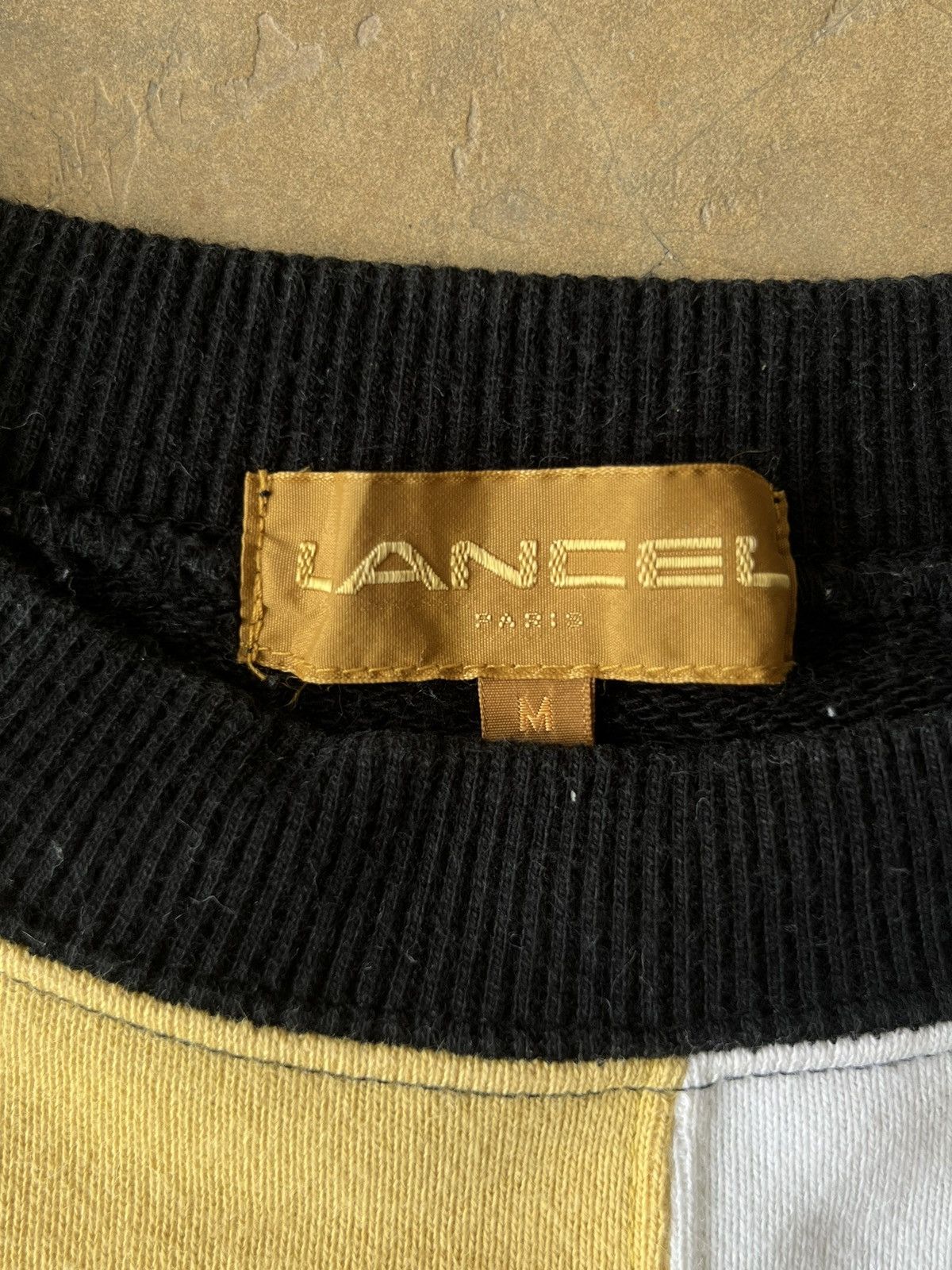 Lancel Lancel Spell Out Colourblock Sweatshirt Size US M / EU 48-50 / 2 - 8 Thumbnail