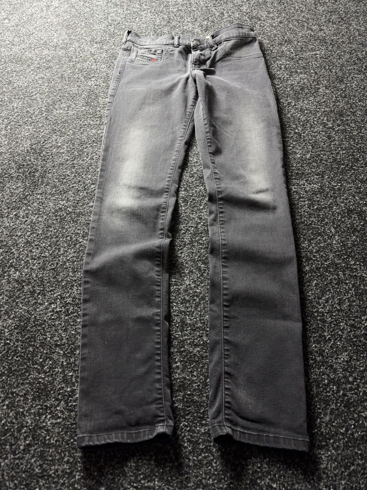 Diesel 00s Diesel LIVER-S Super Slim Grey Faded Denim Skinny Fit Size 28" / US 6 / IT 42 - 1 Thumbnail