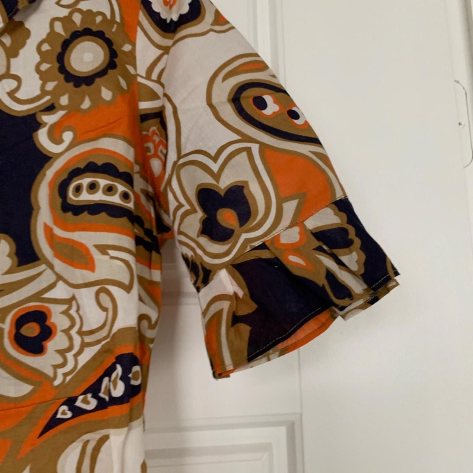 J.Crew J Crew Paisley short sleeve Shirt Size M / US 6-8 / IT 42-44 - 3 Thumbnail
