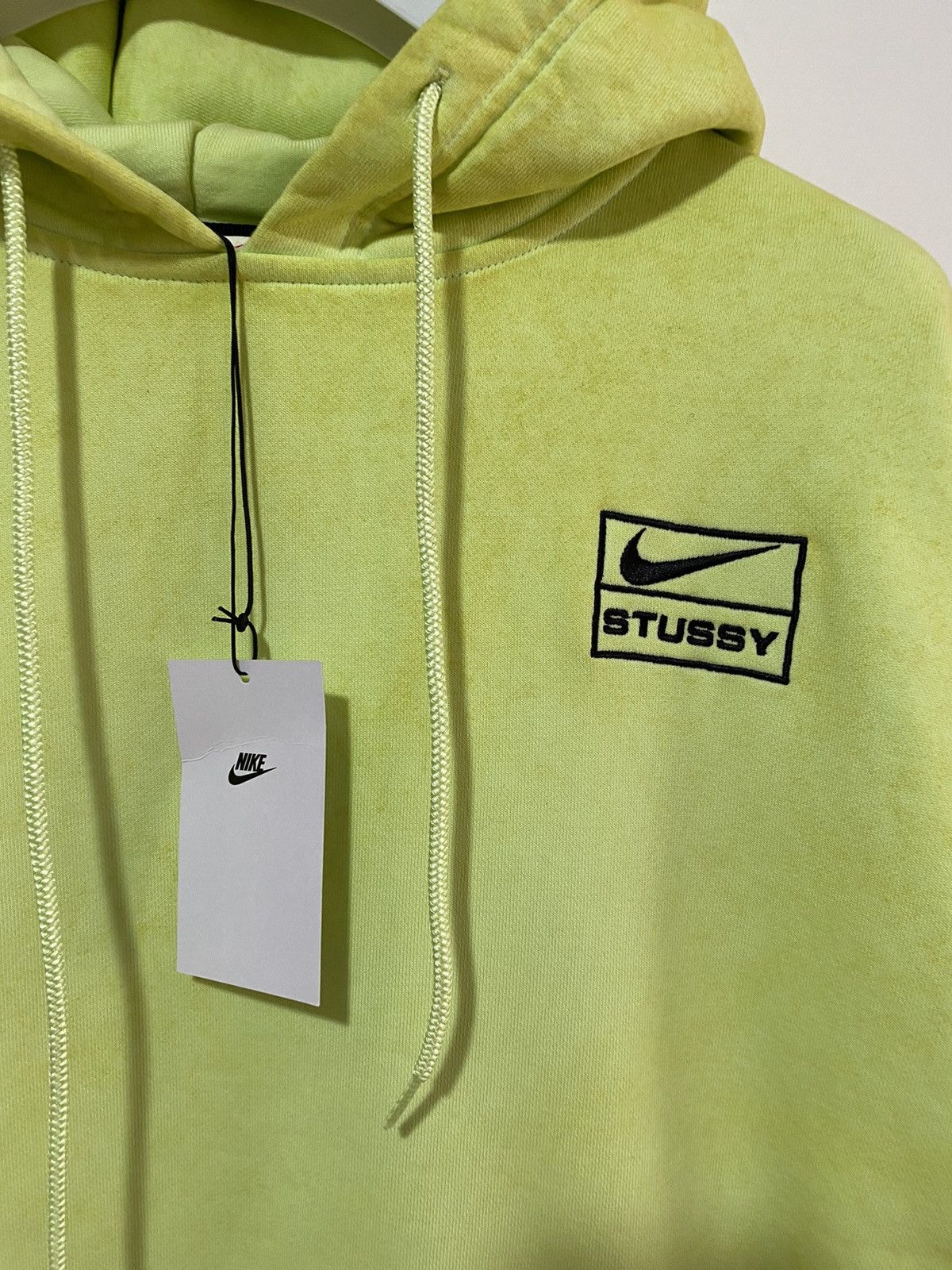 Stussy Stüssy x Nike sweatshirt, size XL, neon yellow, new with tag Size US XL / EU 56 / 4 - 3 Thumbnail