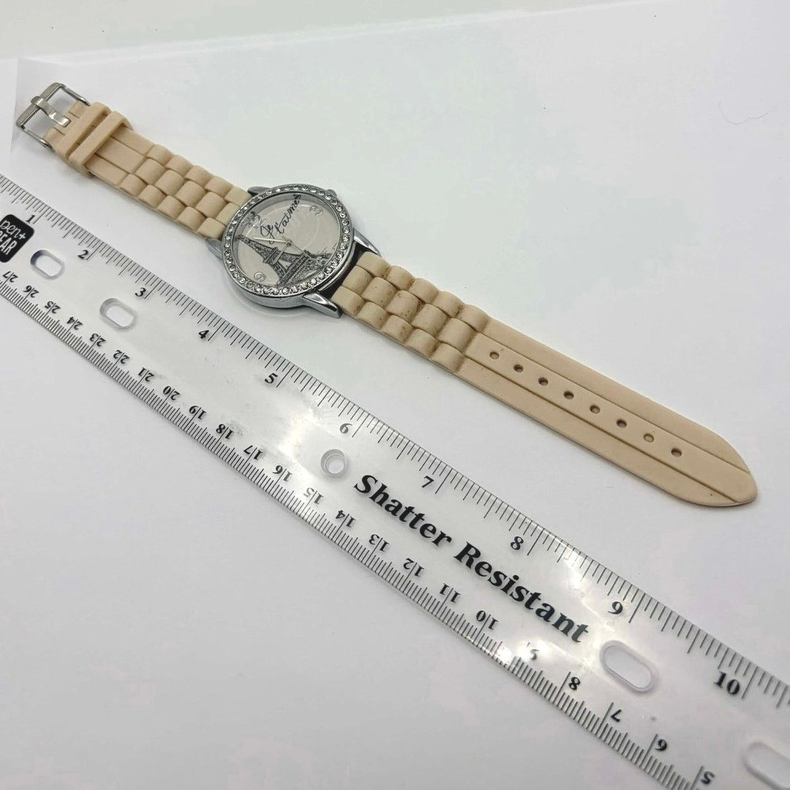 Other Silver & Cream Paris Men’s Watch Size ONE SIZE - 4 Thumbnail