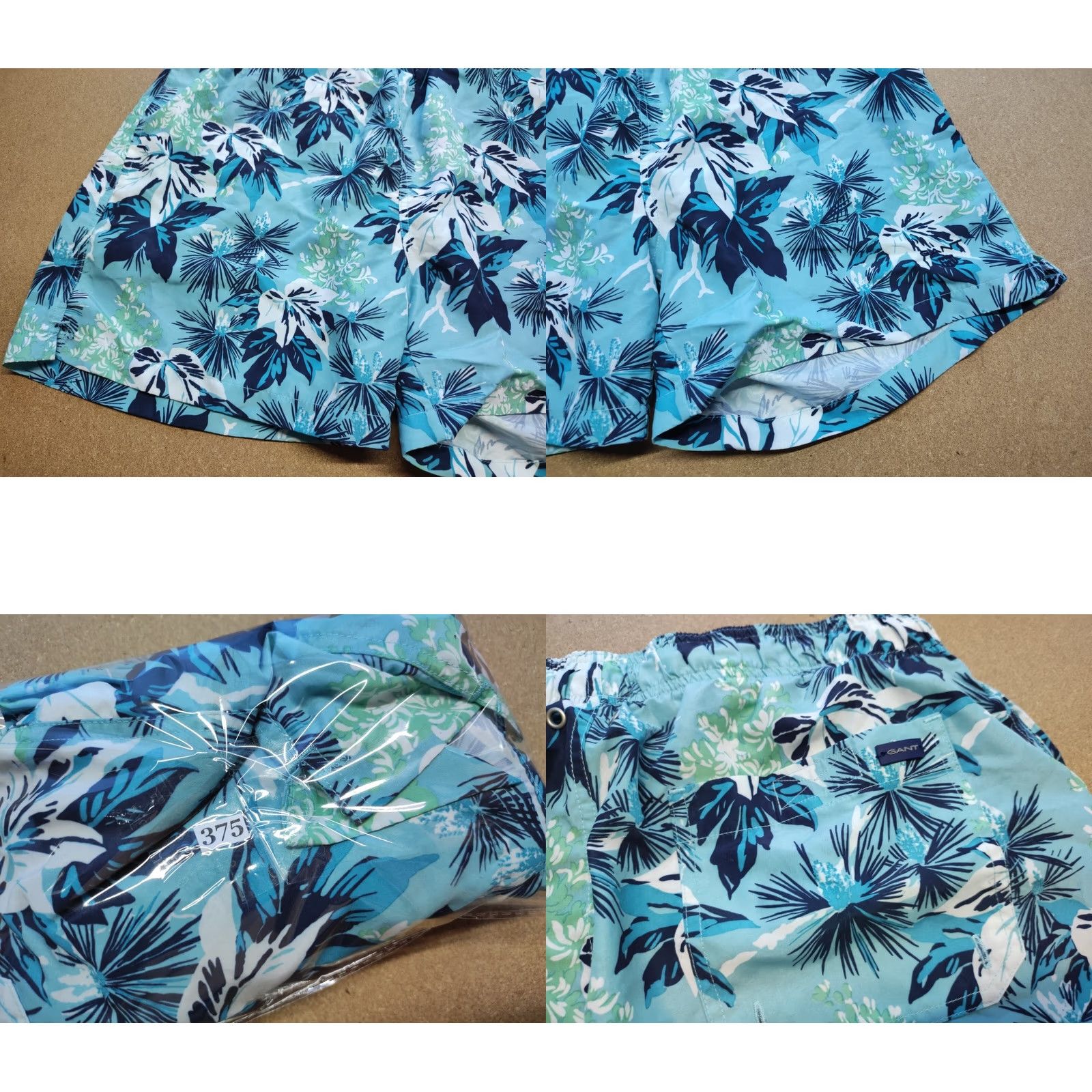 Gant GANT Shorts Mens Size S Swim Summer Palms Small Drawstring Surf Print Size US 29 - 8 Thumbnail