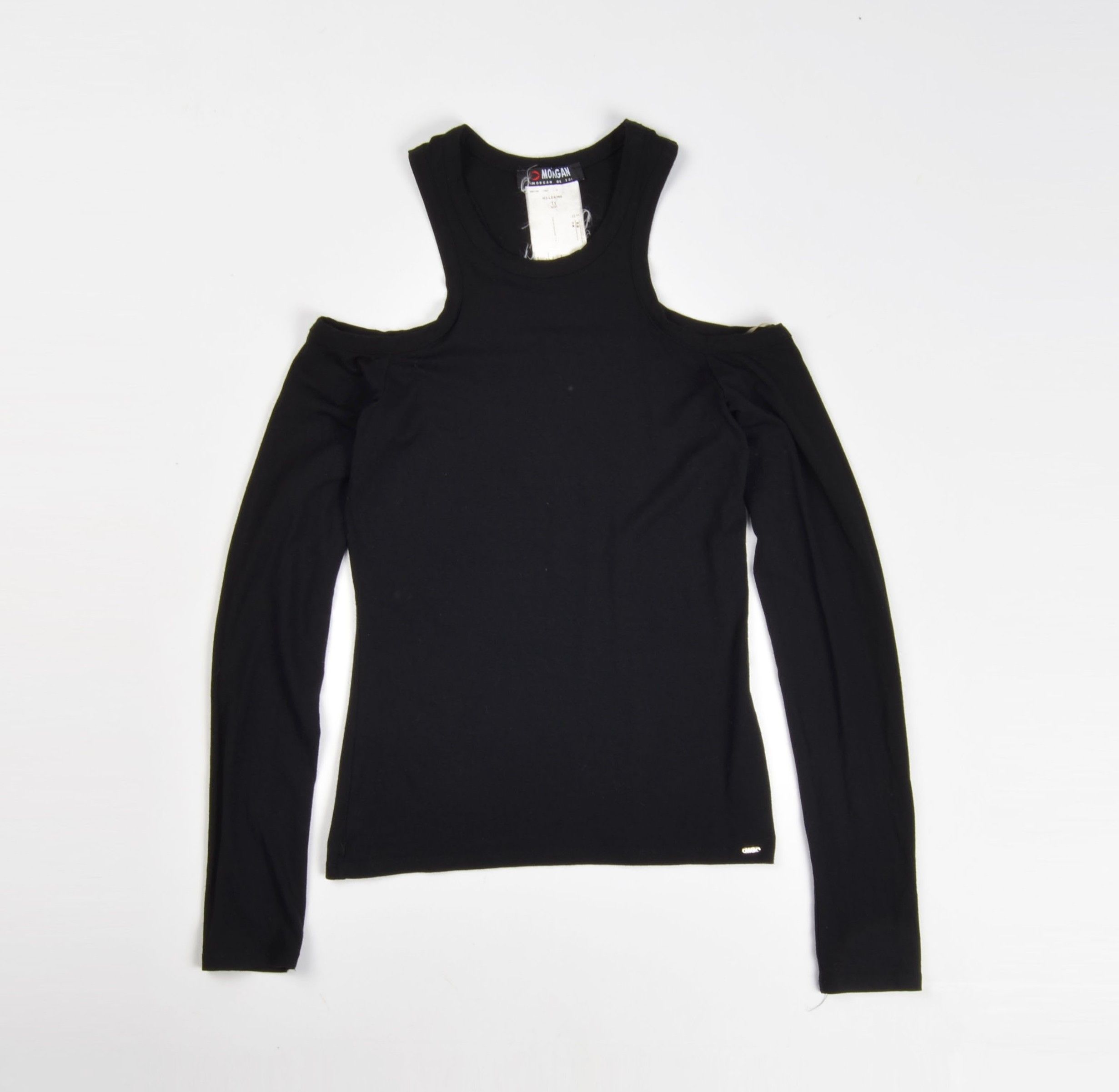 Morgan De Toi Vintage Morgan de Toi Y2K Open Shoulders Long Sleeve Top Size S / US 4 / IT 40 - 4 Thumbnail