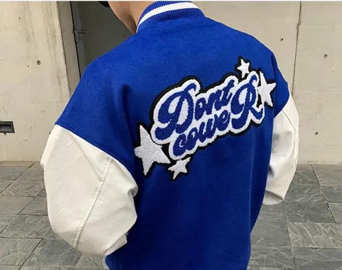 Other Retro style blue streetwear varsity jacket Size US L / EU 52-54 / 3 - 2 Thumbnail