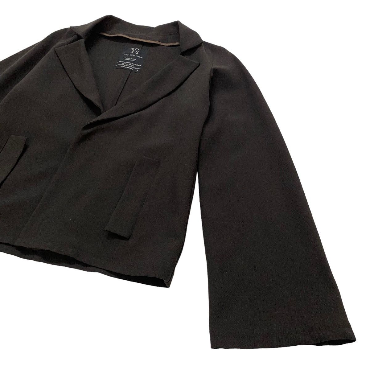 Yohji Yamamoto ✨Y's Yohji Yamamoto wool garbaine cropped jacket Size M / US 6-8 / IT 42-44 - 5 Thumbnail