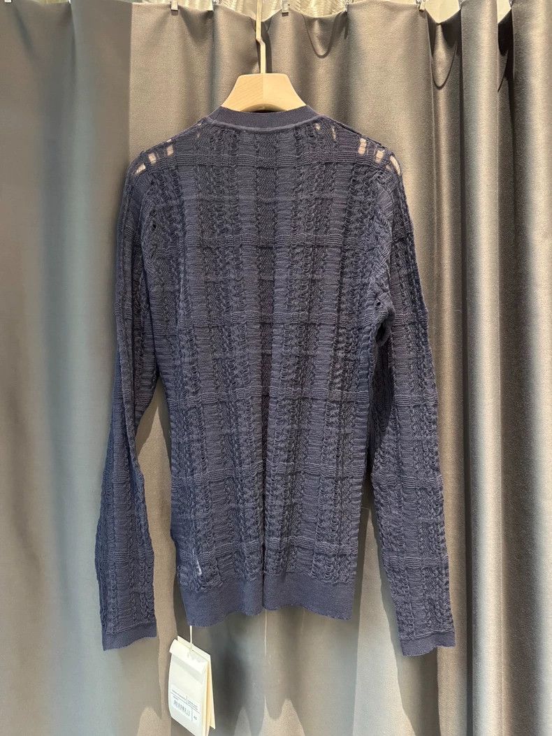 Our Legacy Our Legacy size46 Blue long-sleeved cut-out top Size US S / EU 44-46 / 1 - 3 Thumbnail