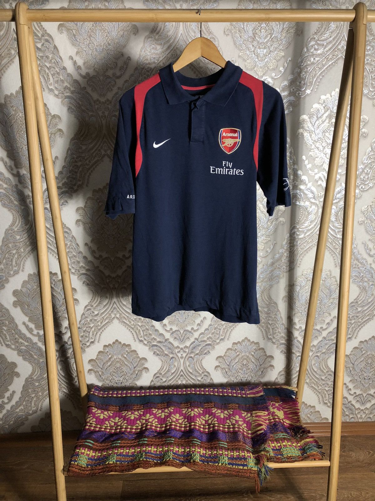Nike VINTAGE NIKE FC ARSENAL LONDON ENGLAND SOCCER JERSRY Y2K 90s Size US L / EU 52-54 / 3 - 1 Thumbnail