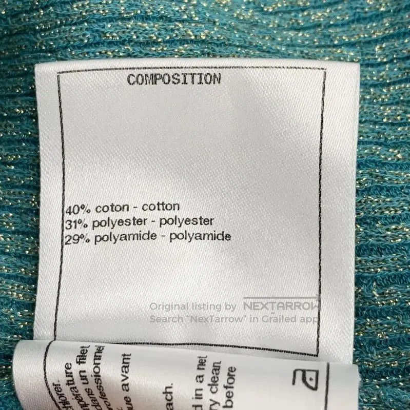Chanel Chanel Blue Cotton Women's T-Shirt . Size S / US 4 / IT 40 - 8 Thumbnail