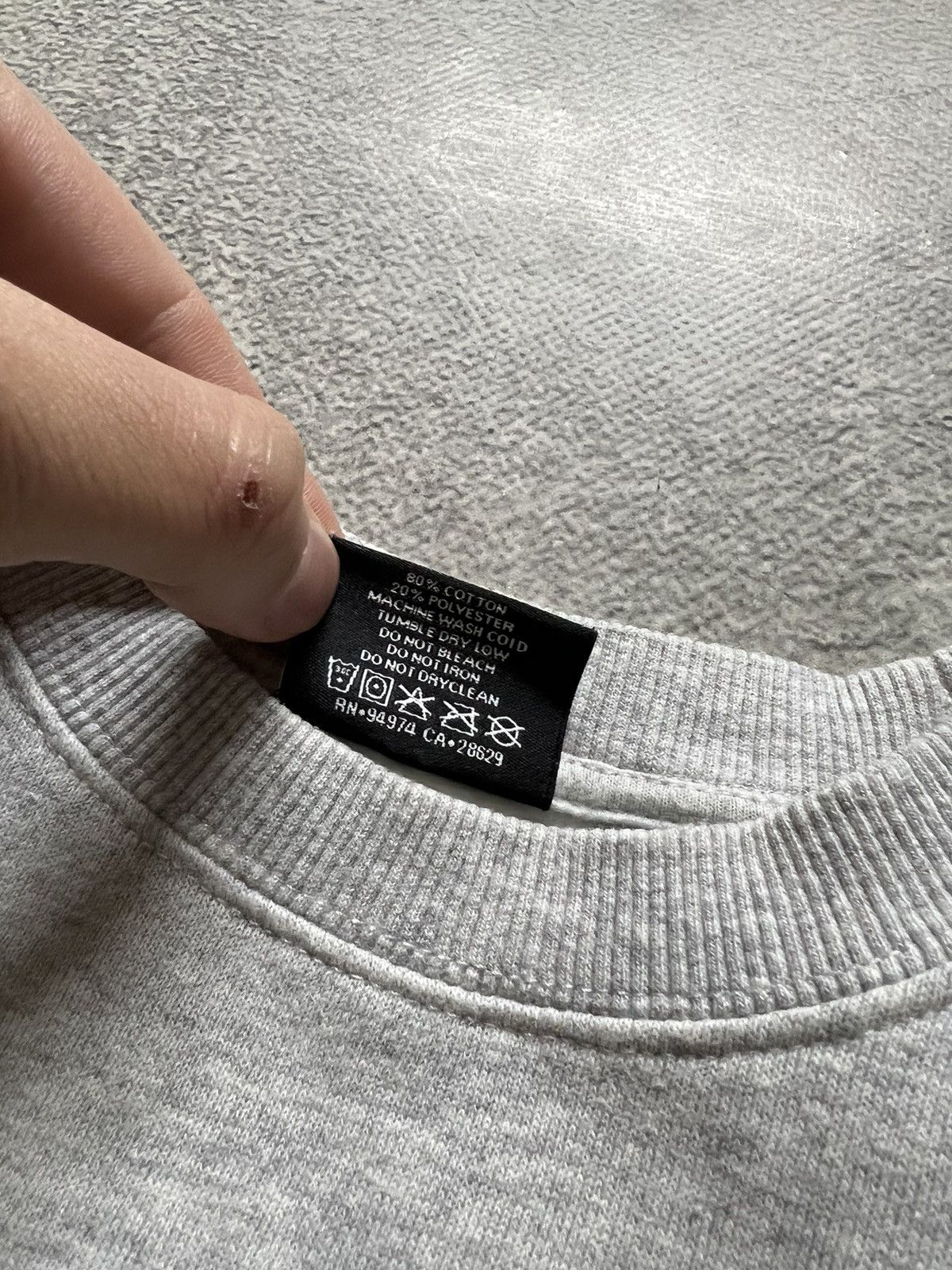 Stussy Vintage Y2k Stussy 🩶 Mini Logo Sweatshirt 00’s Size US XS / EU 42 / 0 - 8 Thumbnail