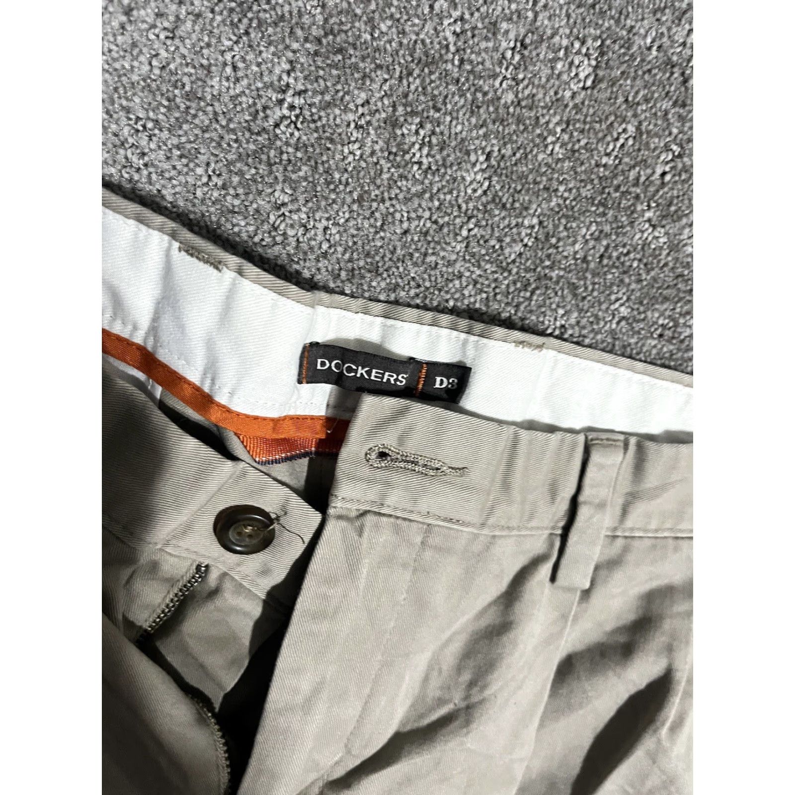 Dockers Dockers D3 Pants Men 36x32 Flat Front Dress Beige Brown Size US 36 / EU 52 - 5 Thumbnail