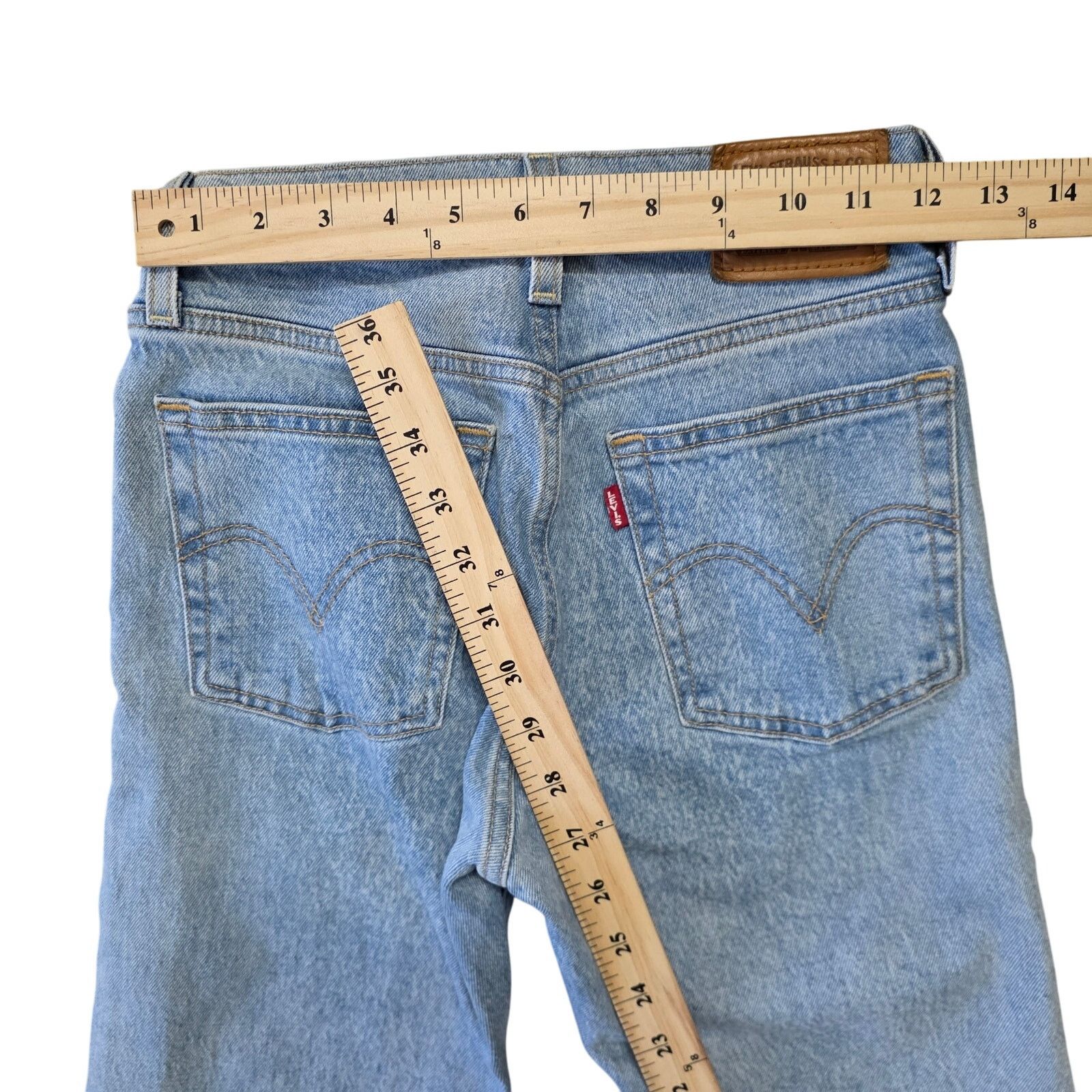 Levi's Levi’s Premium 501 Skinny Jeans Women’s 24W x 28L Button Fly Size 24" / US 00 / IT 34 - 6 Thumbnail