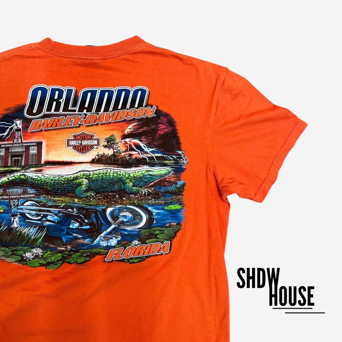 Harley Davidson Harley Davidson Orlando FL Tee in Orange Size US L / EU 52-54 / 3 - 3 Thumbnail