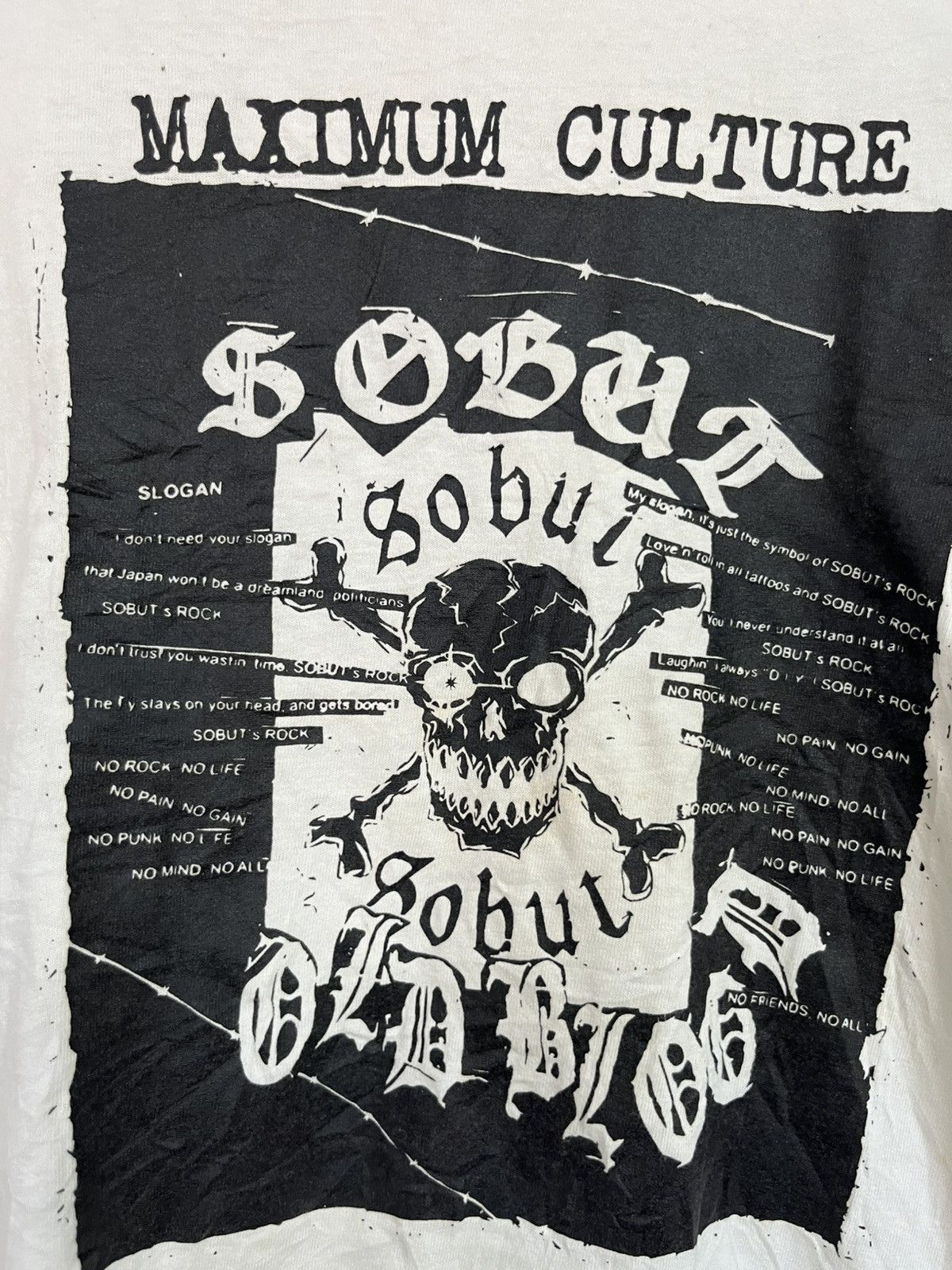 Anvil 💥 Distressed Sobut Maximum Culture Old Blood Skull Size US S / EU 44-46 / 1 - 3 Thumbnail