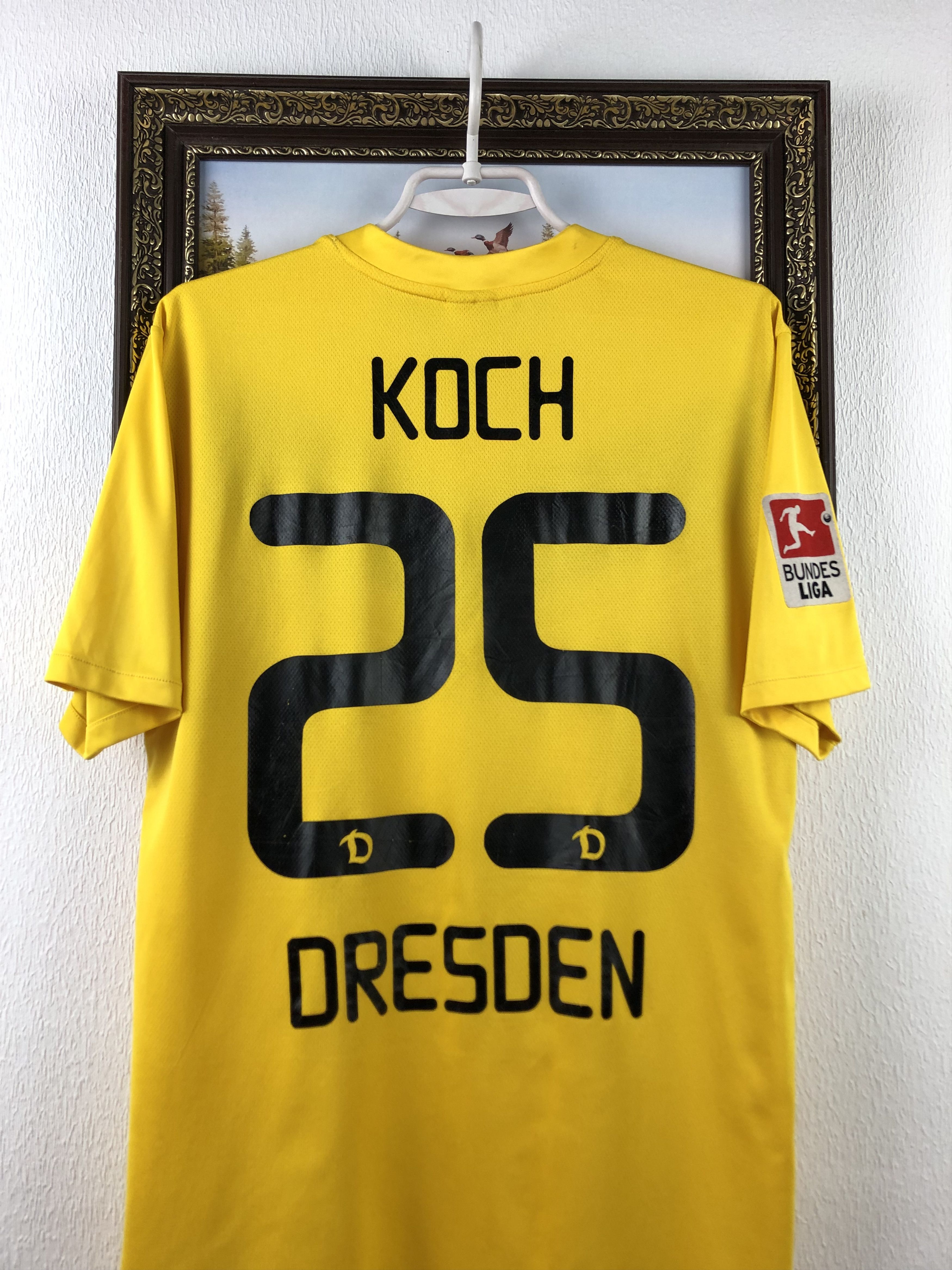 Nike Dynamo Dresden shirt 2011 Soccer Koch Jersey Player Issue Size US L / EU 52-54 / 3 - 2 Thumbnail
