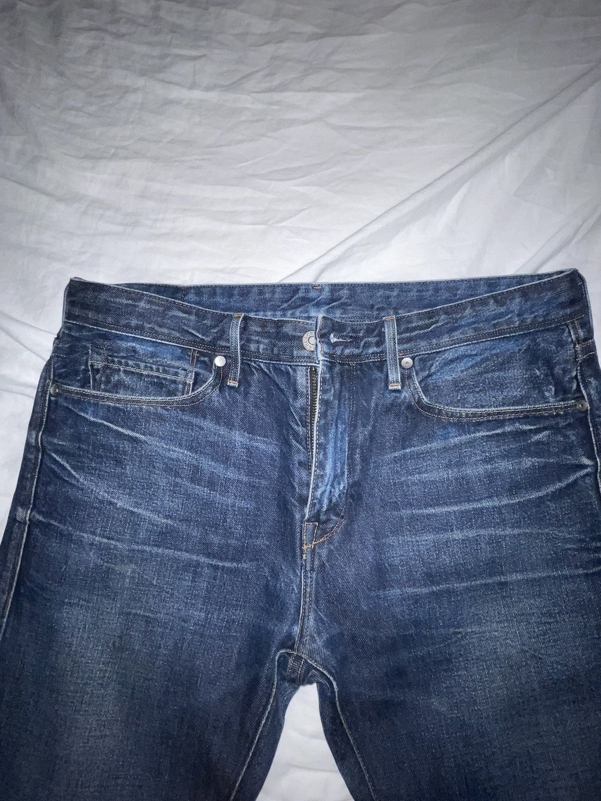 Levi's Barney’s/Levi’s Made and Crafted Tack Slim Denim Size US 34 / EU 50 - 3 Thumbnail