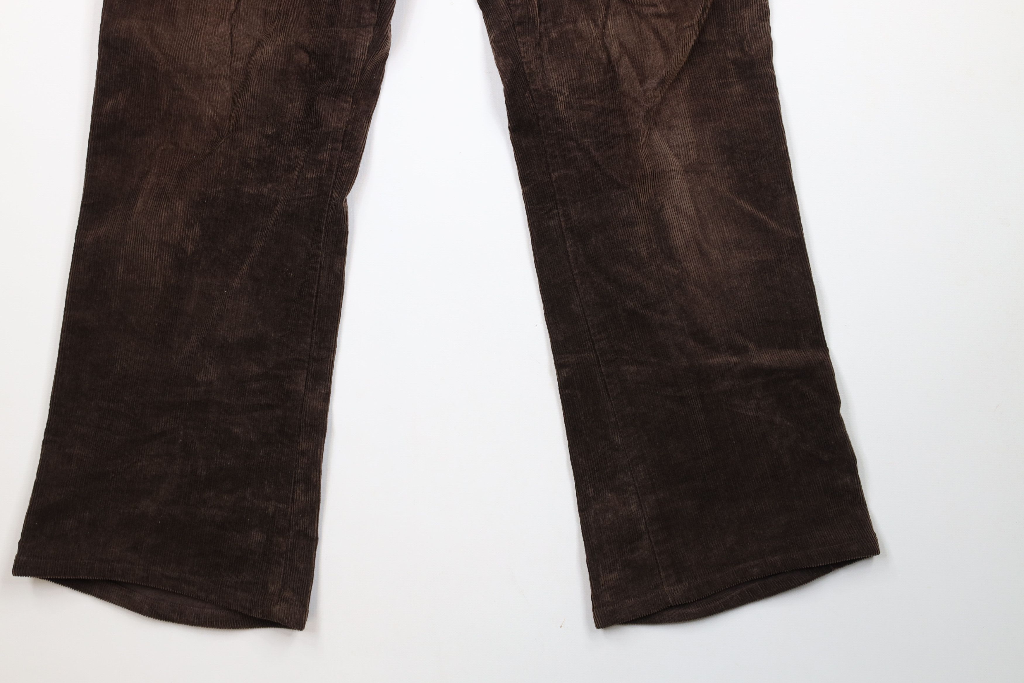 Calvin Klein × Vintage Vintage 90s Calvin Klein Flared Wide Leg Corduroy Pants Size US 32 / EU 48 - 4 Thumbnail