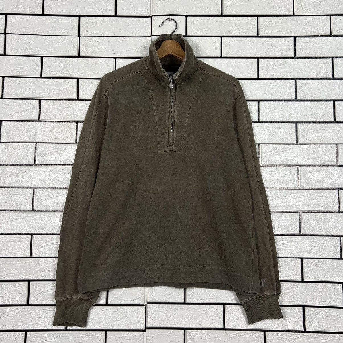 C.P. Company C.P. COMPANY Half Zip Turtleneck Pullover Sweater #4245-C193 Size US M / EU 48-50 / 2 - 1 Thumbnail