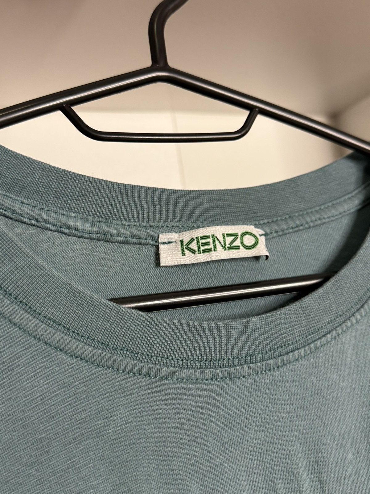 Kenzo Kenzo Big Logo Turquoise Tee size L Size US L / EU 52-54 / 3 - 7 Thumbnail