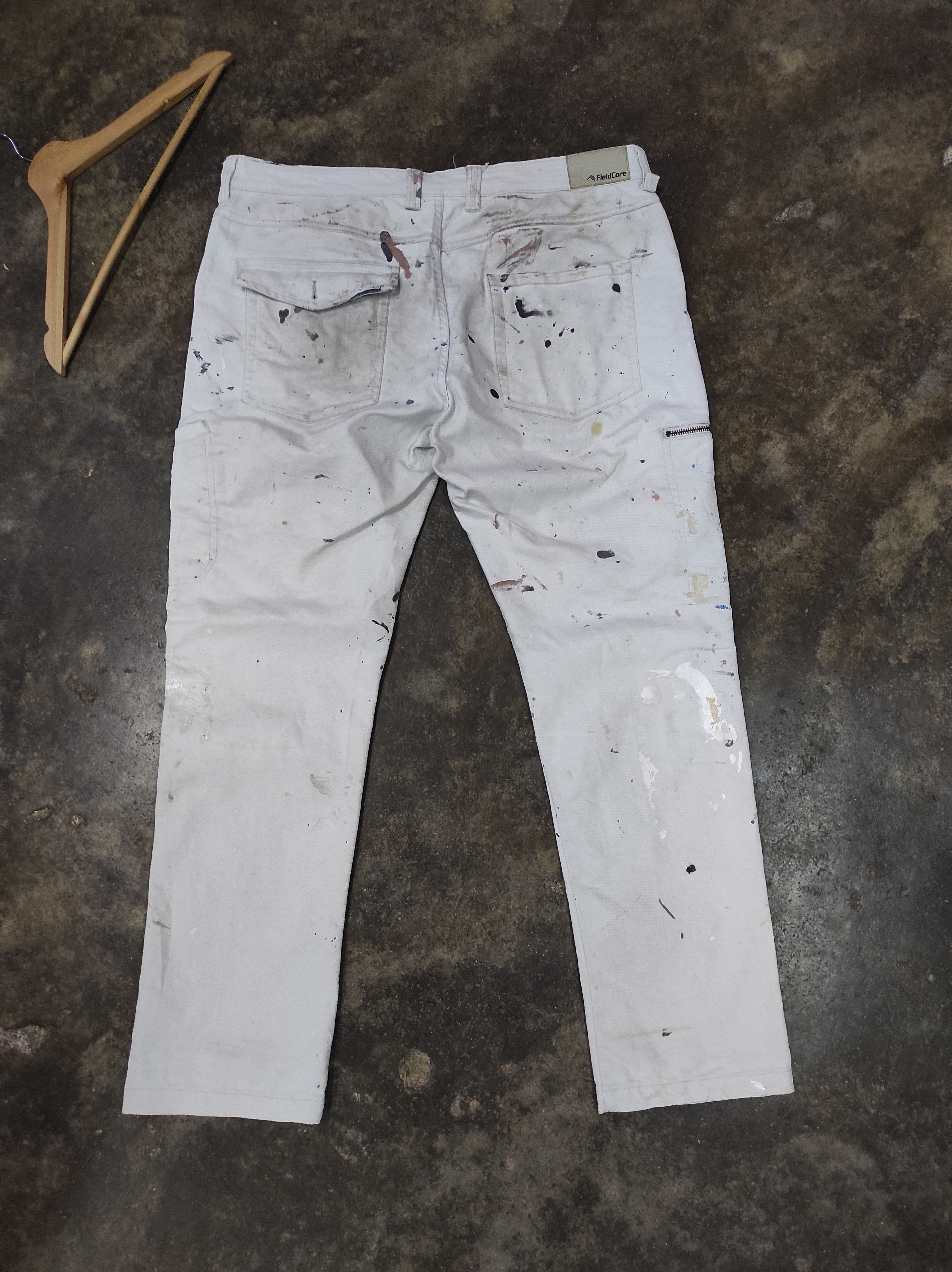 Japanese Brand FIELDCORE PAINT SPLATTER PANTS Size US 38 / EU 54 - 6 Thumbnail