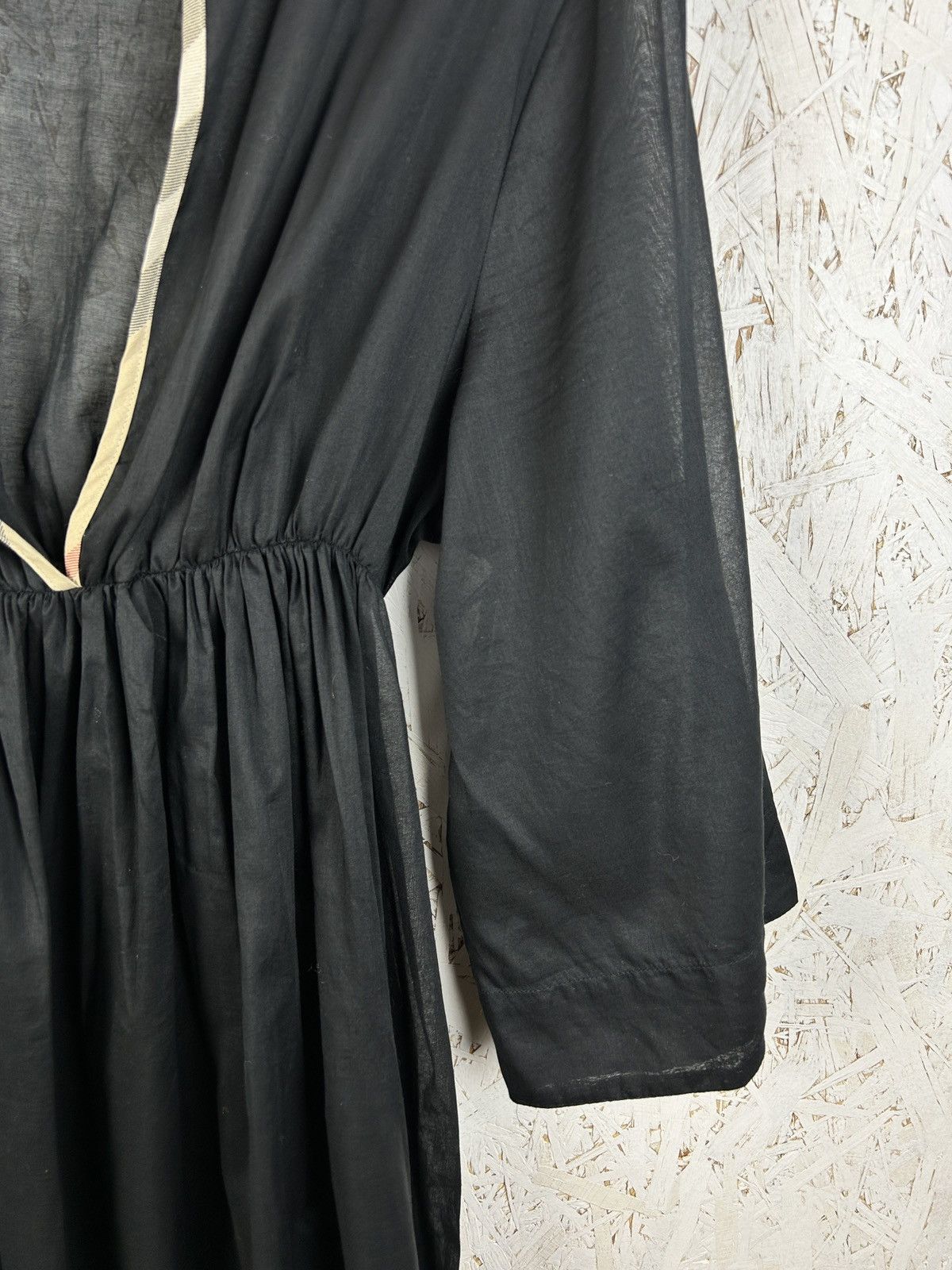 Burberry Burberry Brit Lightweight Dress Blouse Tunic In Black Size L / US 10 / IT 46 - 3 Thumbnail