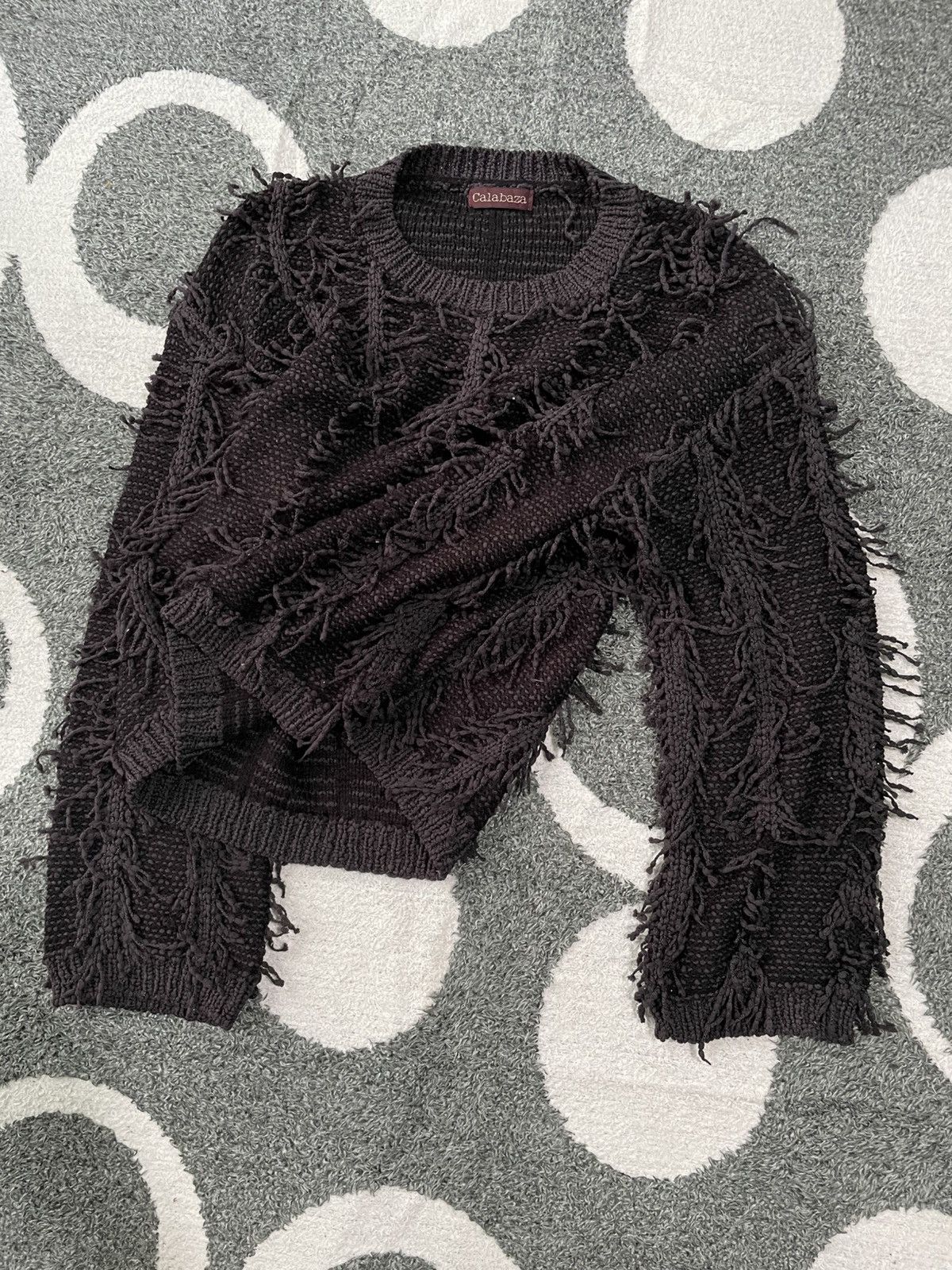 If Six Was Nine × Japanese Brand × Le Grande Bleu (L.G.B.) CALABAZA CRAZY MOHAIR SWEATSHIRT Size US S / EU 44-46 / 1 - 2 Thumbnail