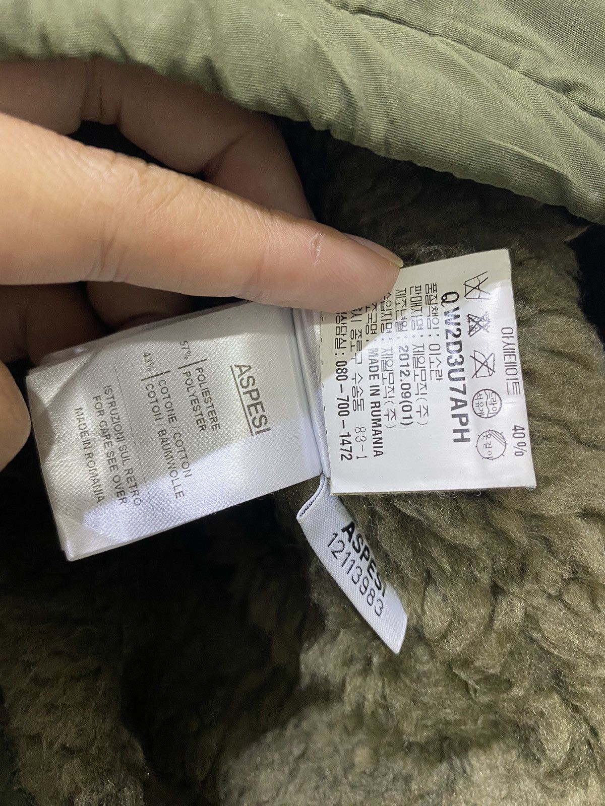 Aspesi Aspesi parka olive Green jacket Size US XS / EU 42 / 0 - 7 Thumbnail