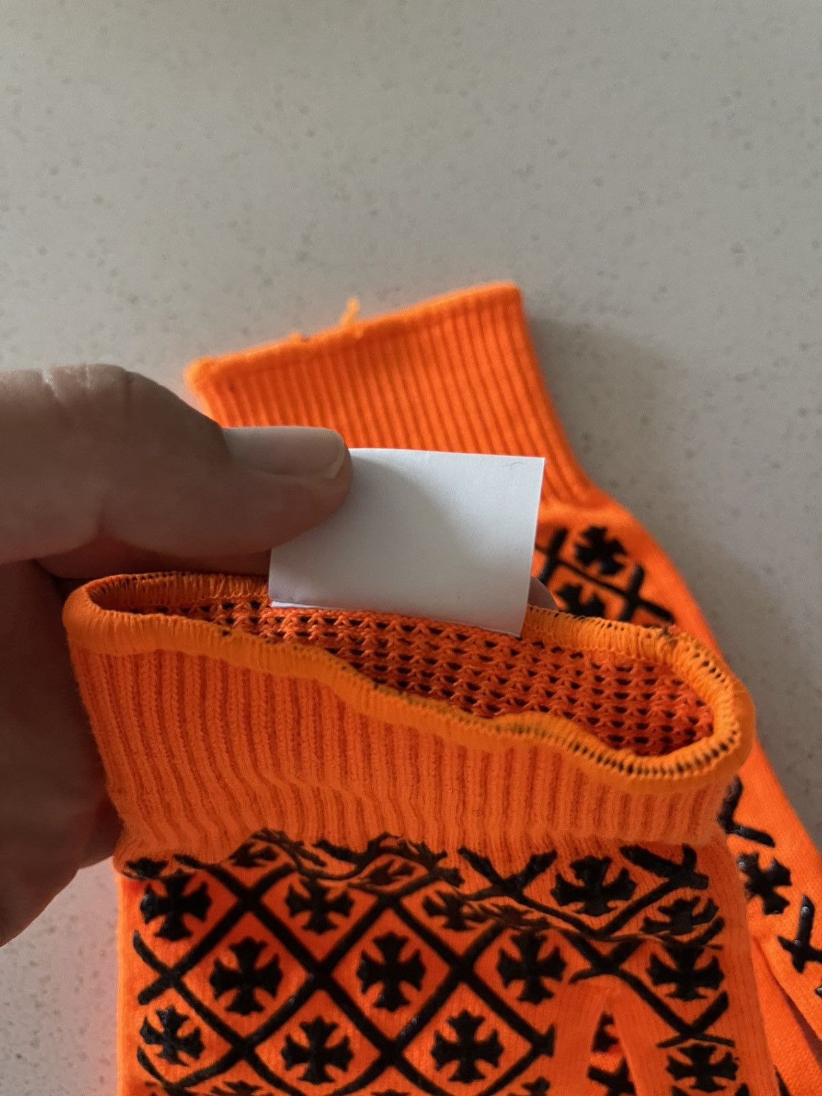 Chrome Hearts Chrome Hearts Orange Gloves Size ONE SIZE - 4 Thumbnail