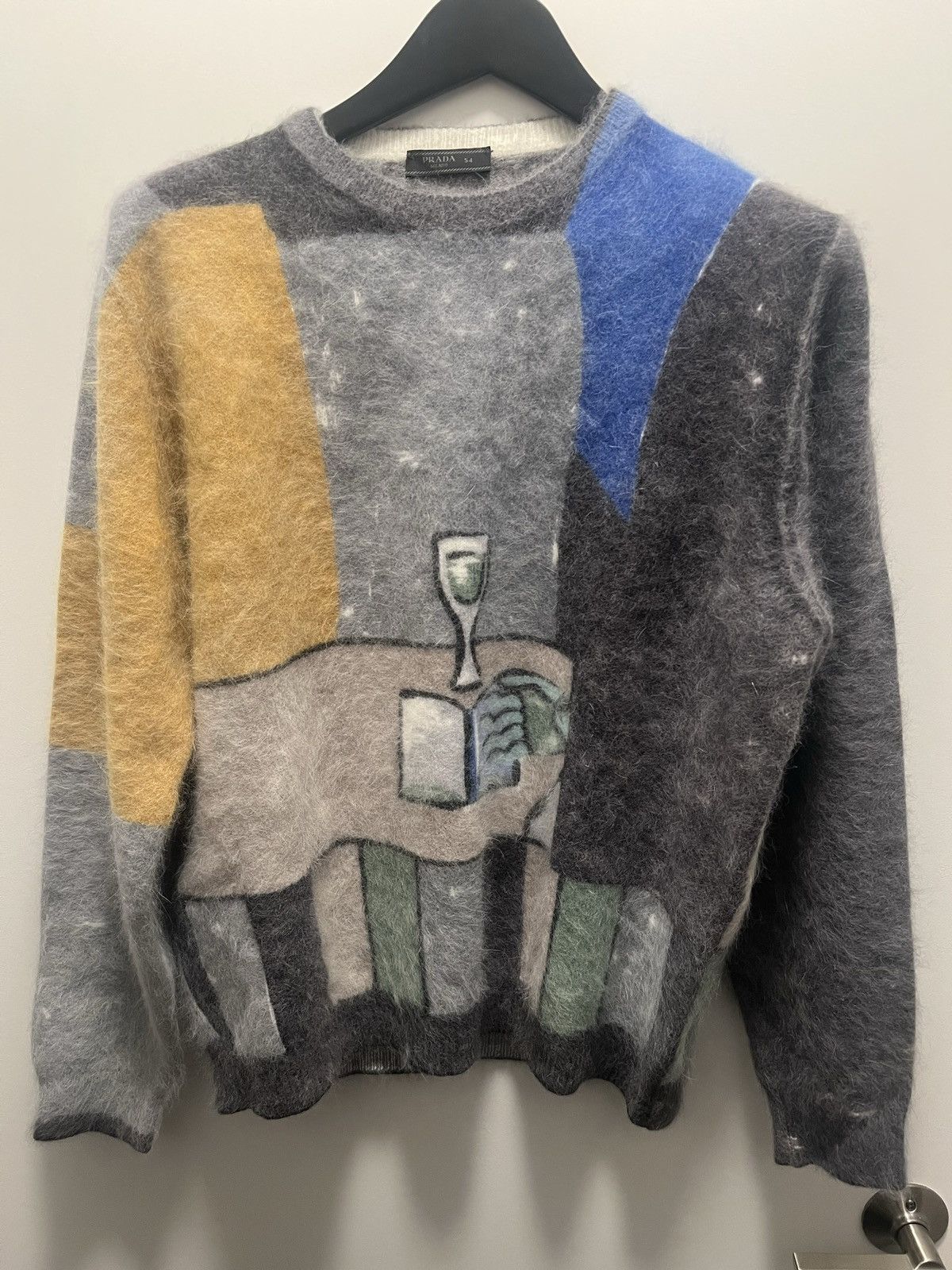 Prada Prada F/W 2017 Angora Mohair "Still Life" Sweater Size US L / EU 52-54 / 3 - 1 Thumbnail